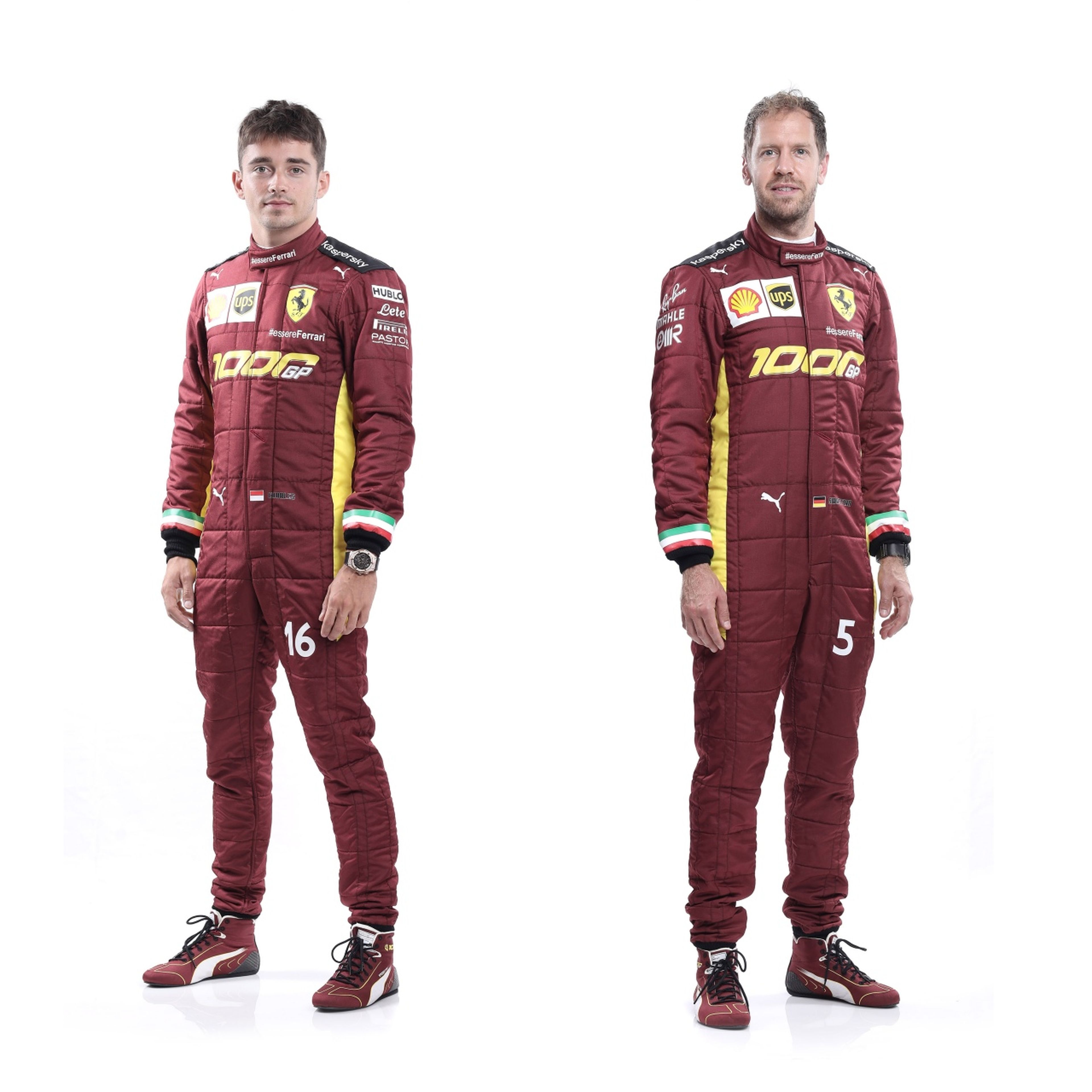 Mono Leclerc y Vettel