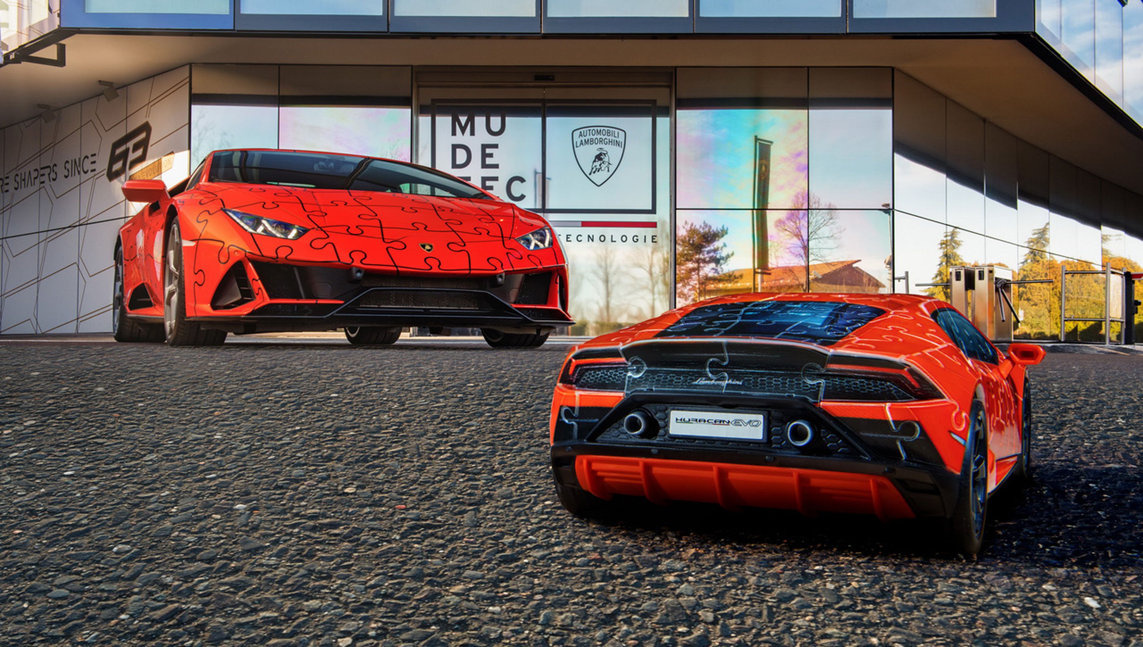 Un puzzle 3D ideal para comprar o regalar de un Lamborghini Huracán Evo