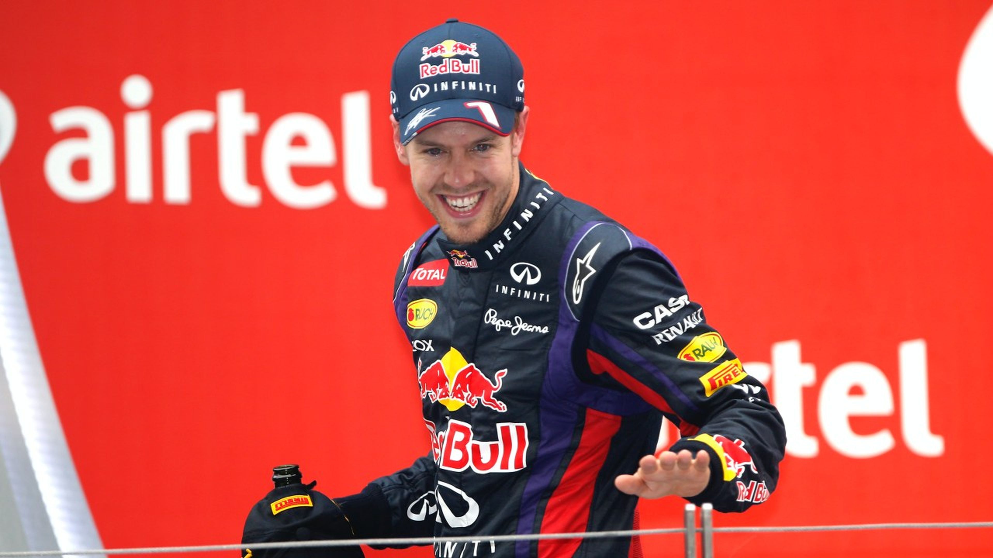 Vettel en el GP de India de 2013