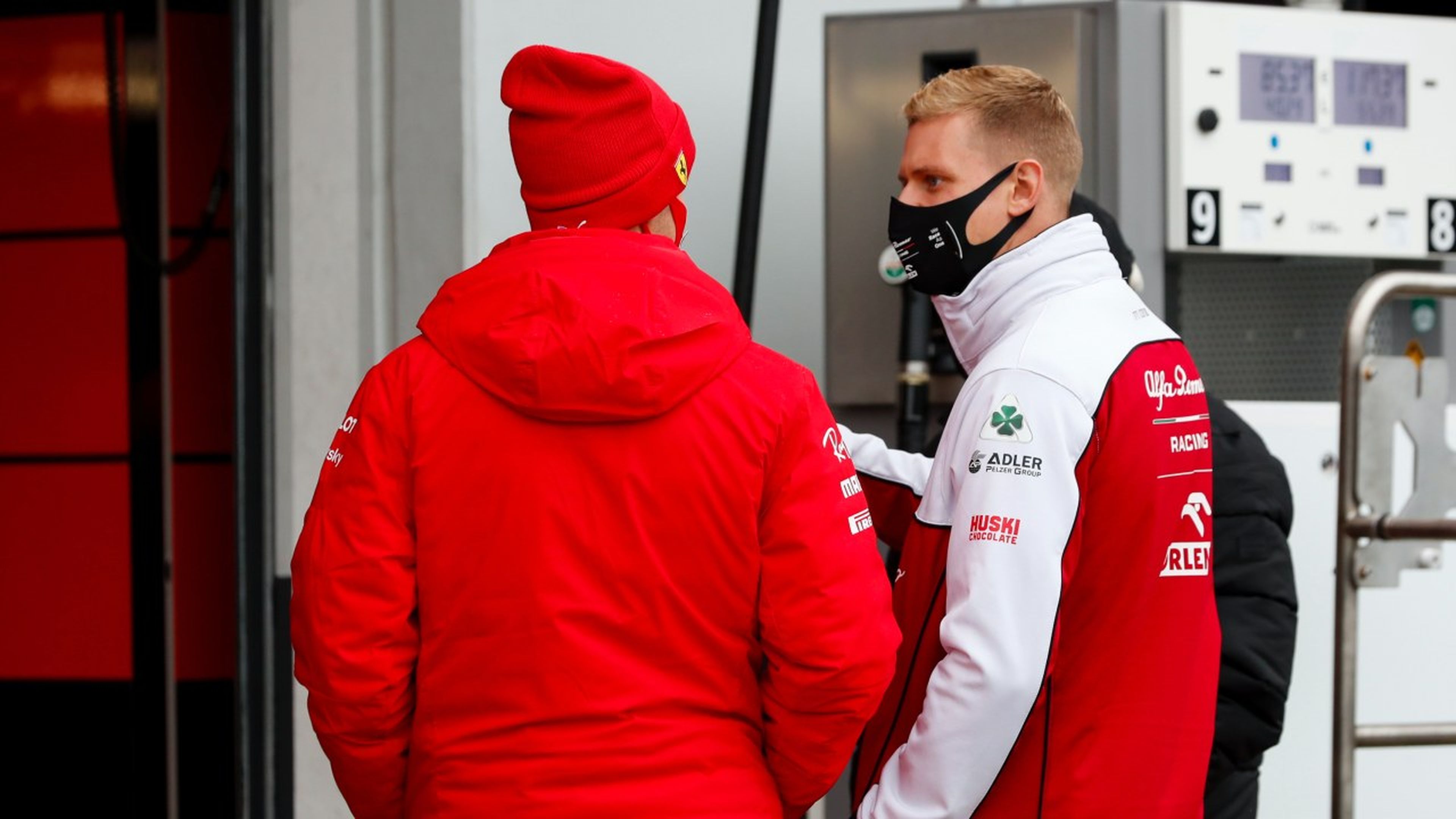 Vettel y Mick Schumacher