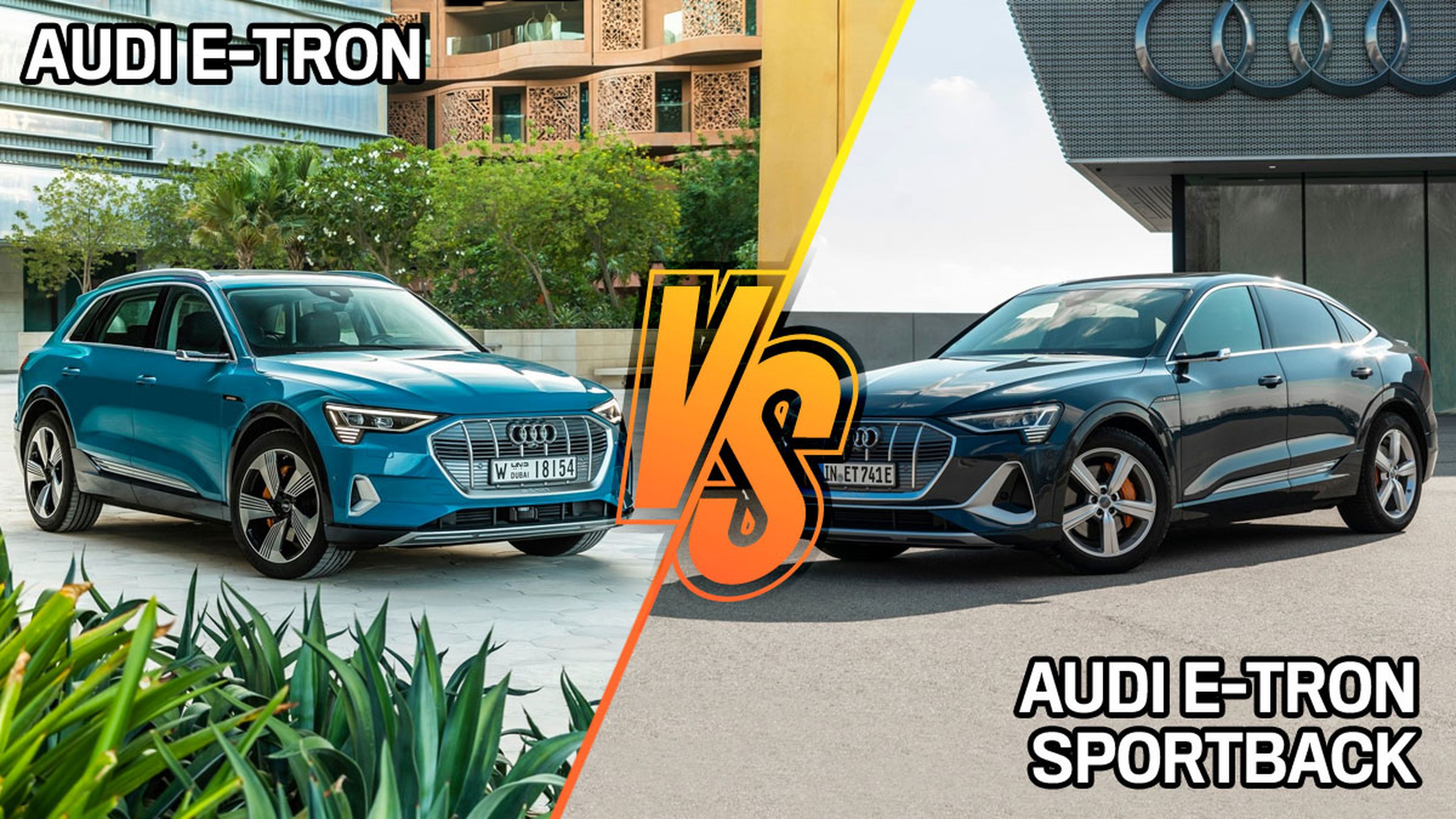 7 diferencias entre el Audi e-tron y el Audi e-tron Sportback