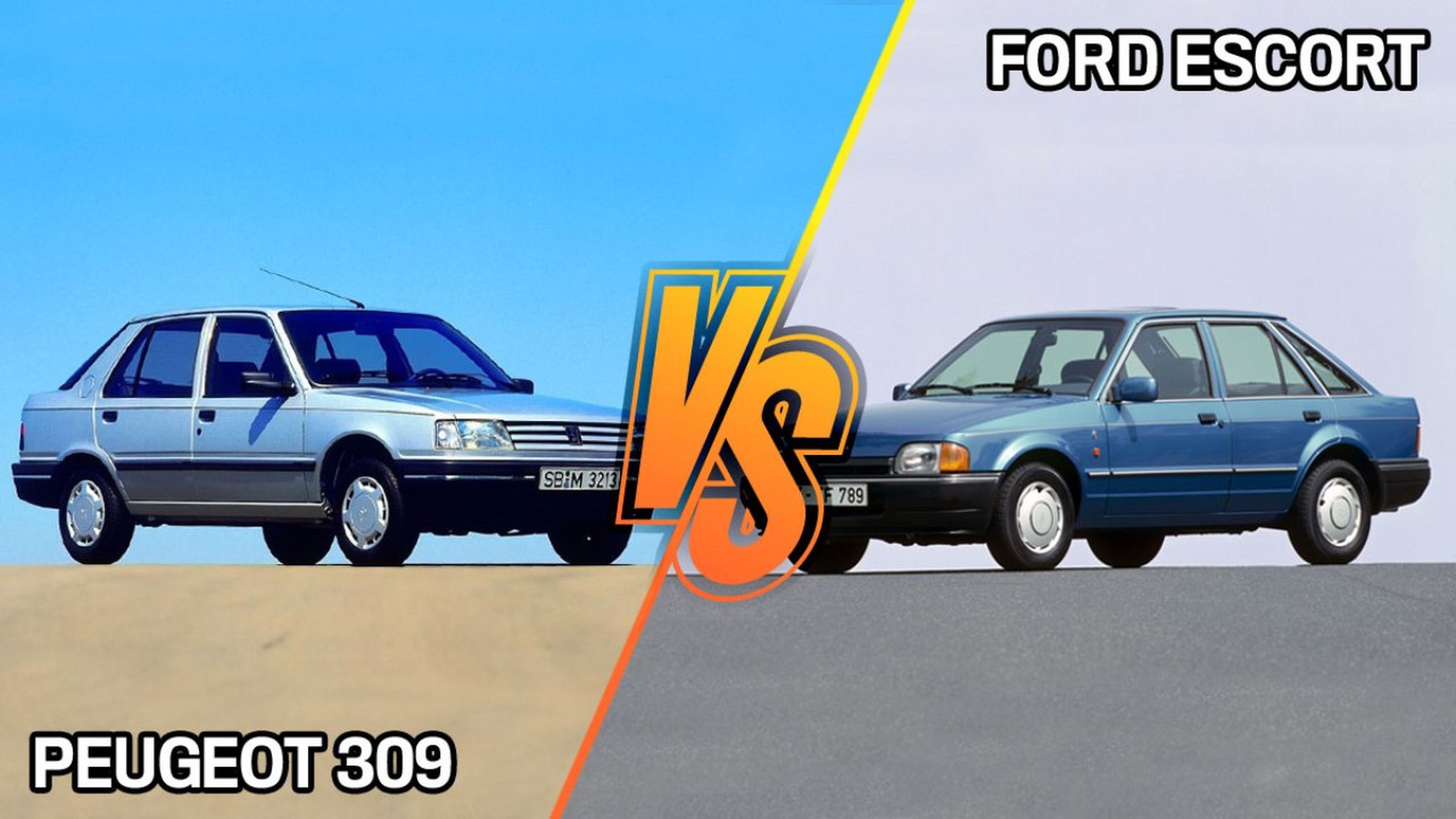 Peugeot 309 vs Ford Escort Mk4