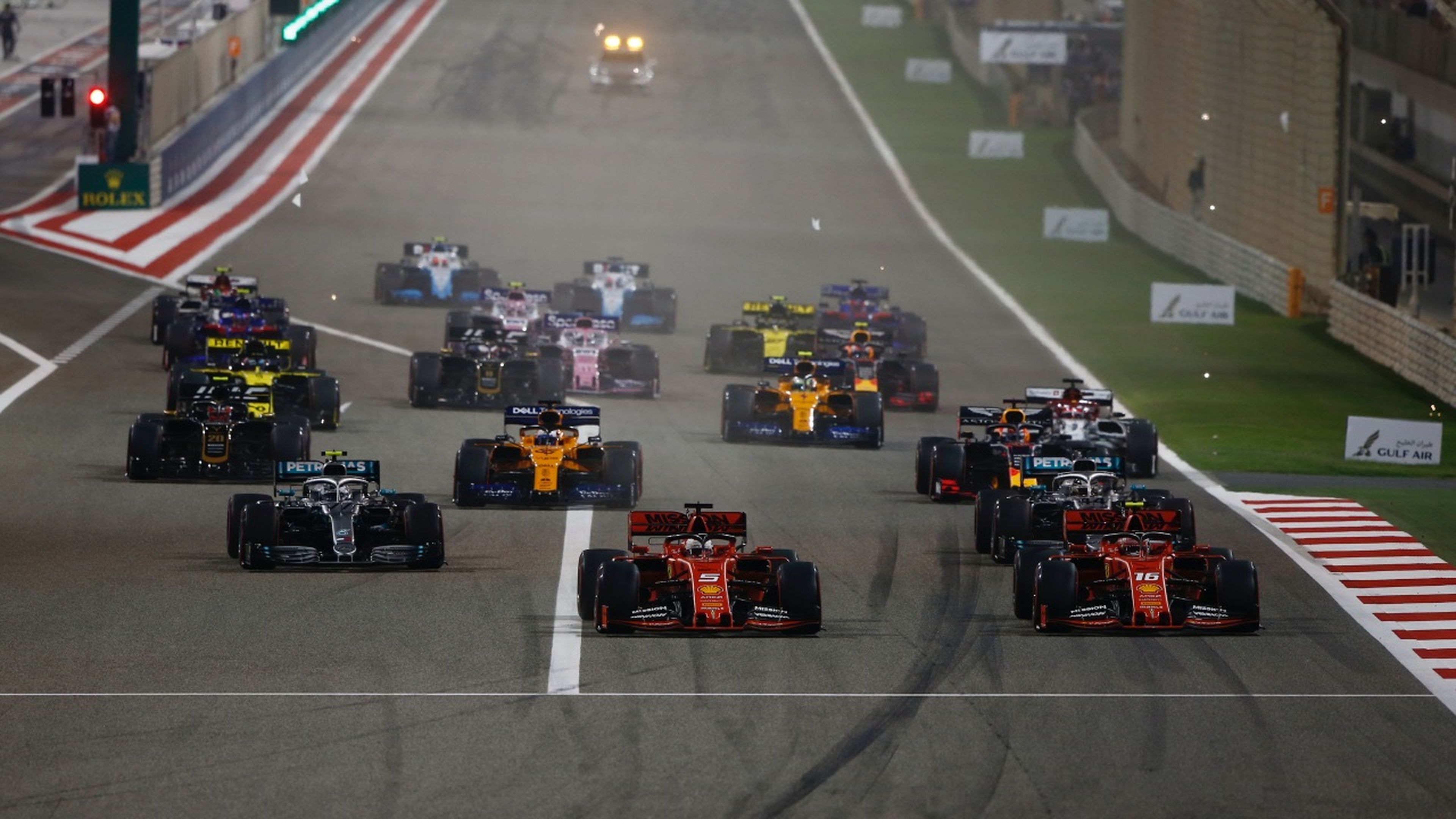 Salida Bahrein F1 2019