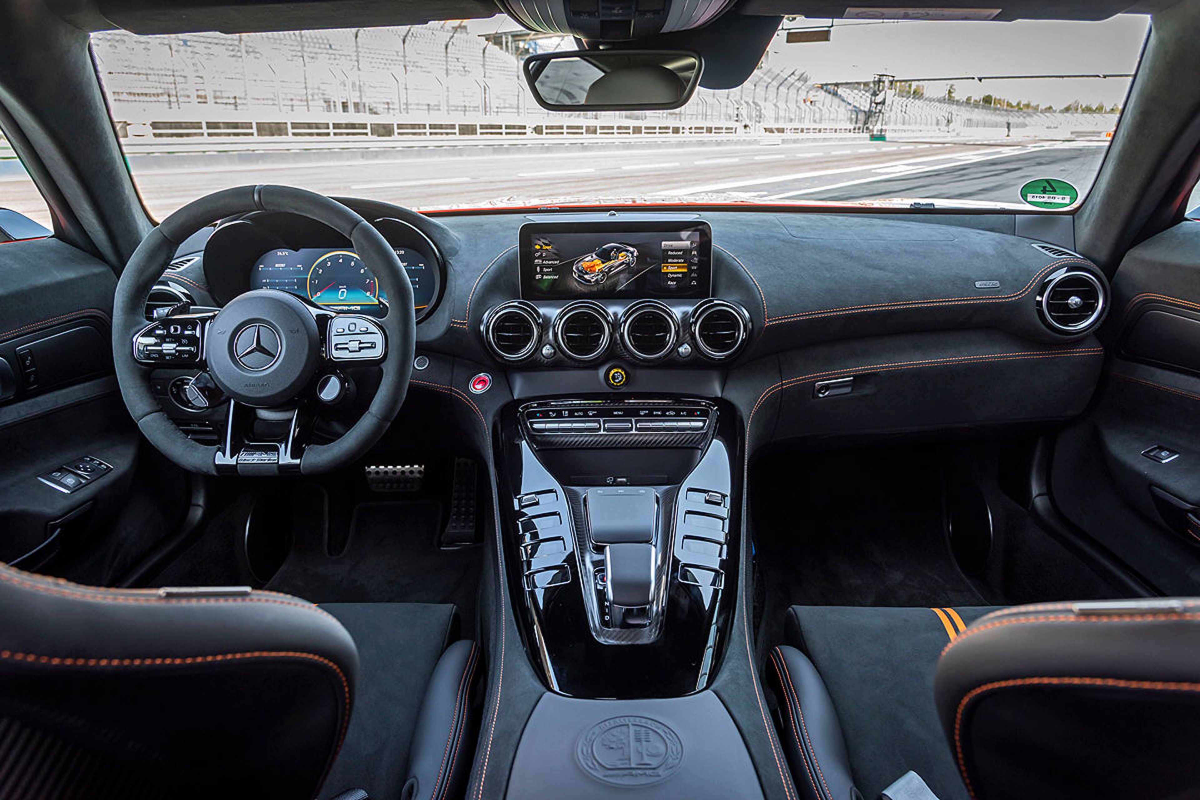 Interior del Mercedes-AMG GT Black Series