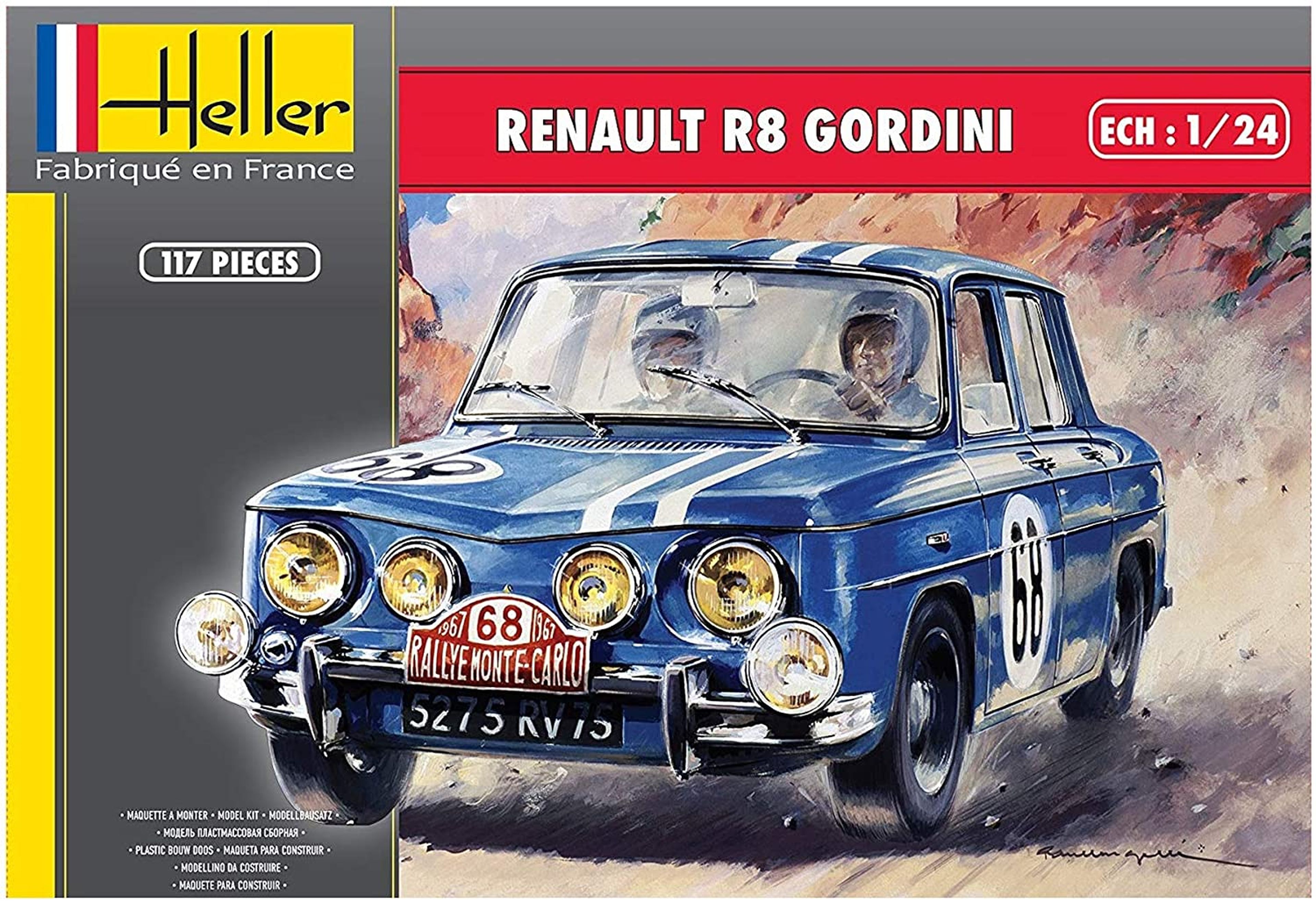 Renault R8 Gordini Juego de construcción de maquetas
