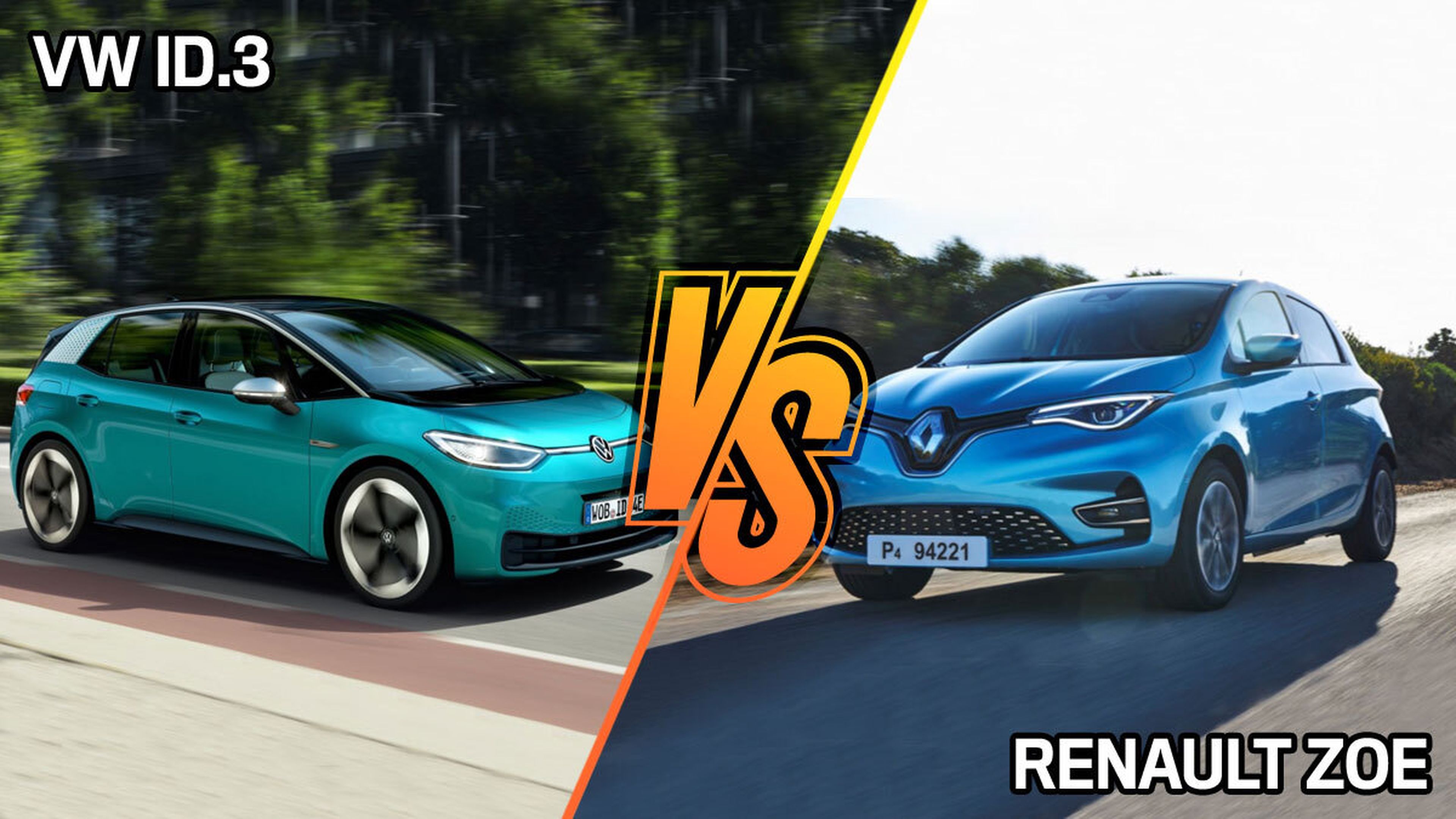 Volkswagen ID 3 o Renault Zoe: ¿cuál tiene más autonomía y es más barato?