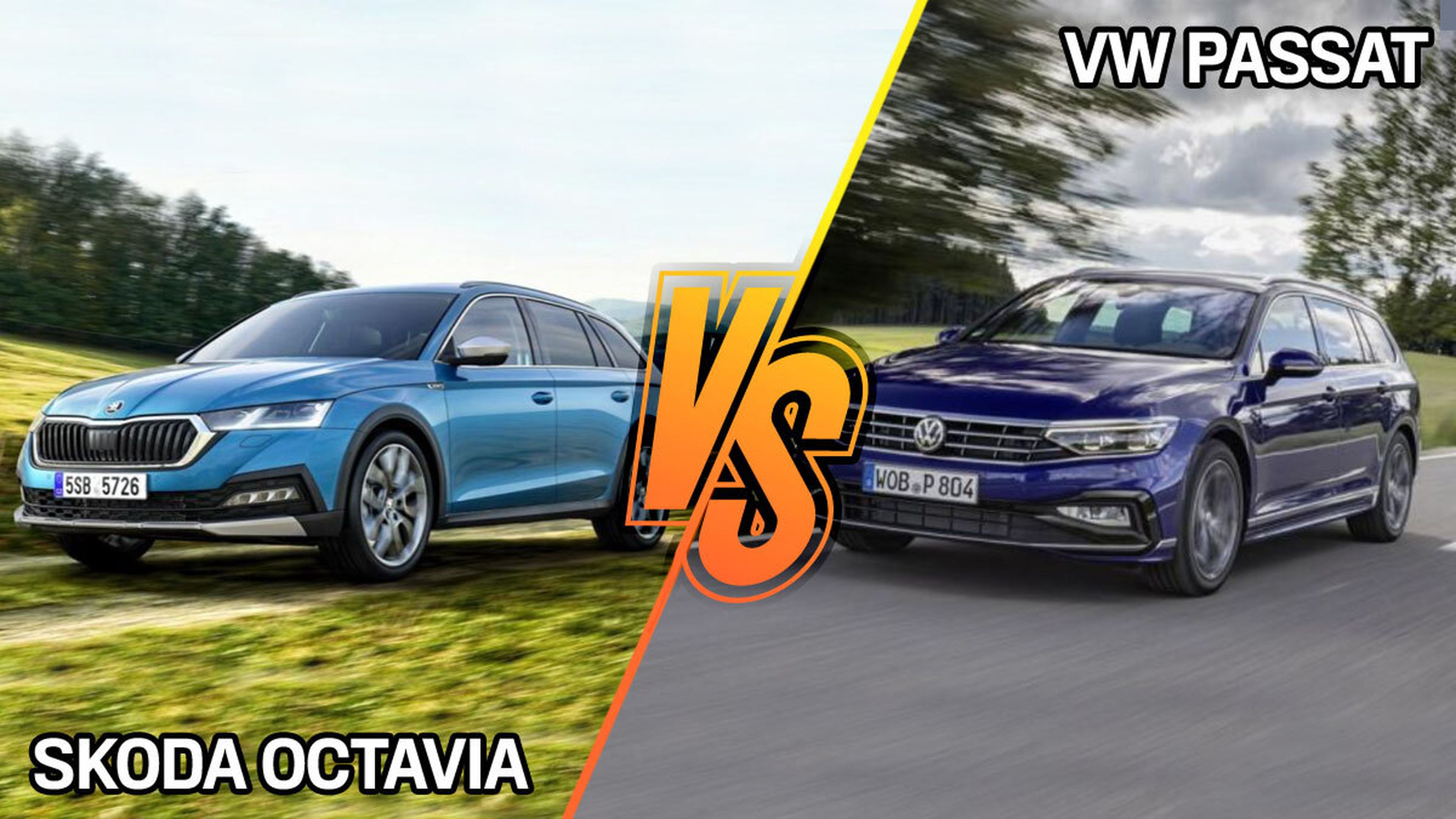 VW Passat o Skoda Octavia, ¿cuál es mejor familiar?