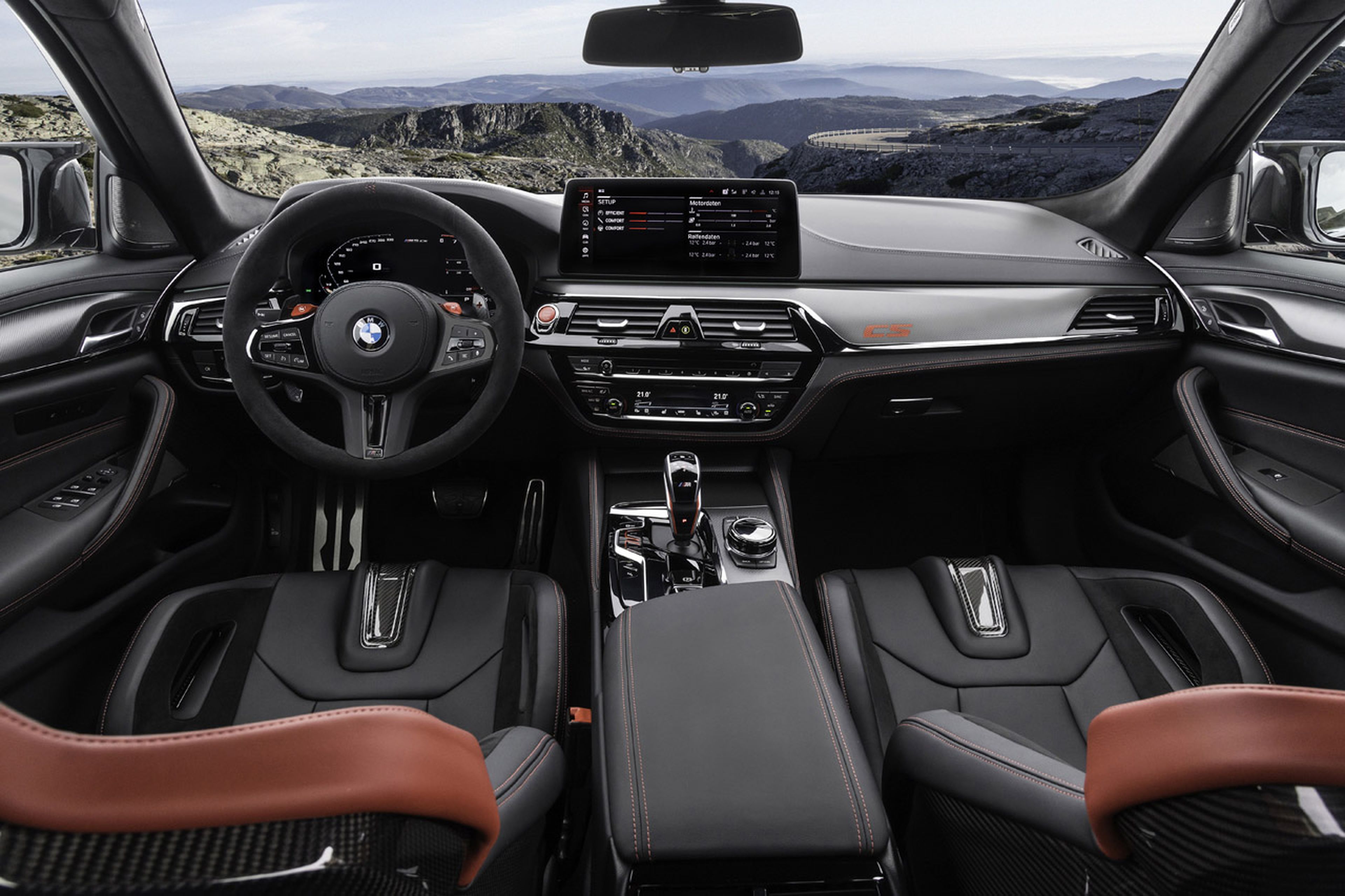 BMW M5 CS 2021: fotos interior