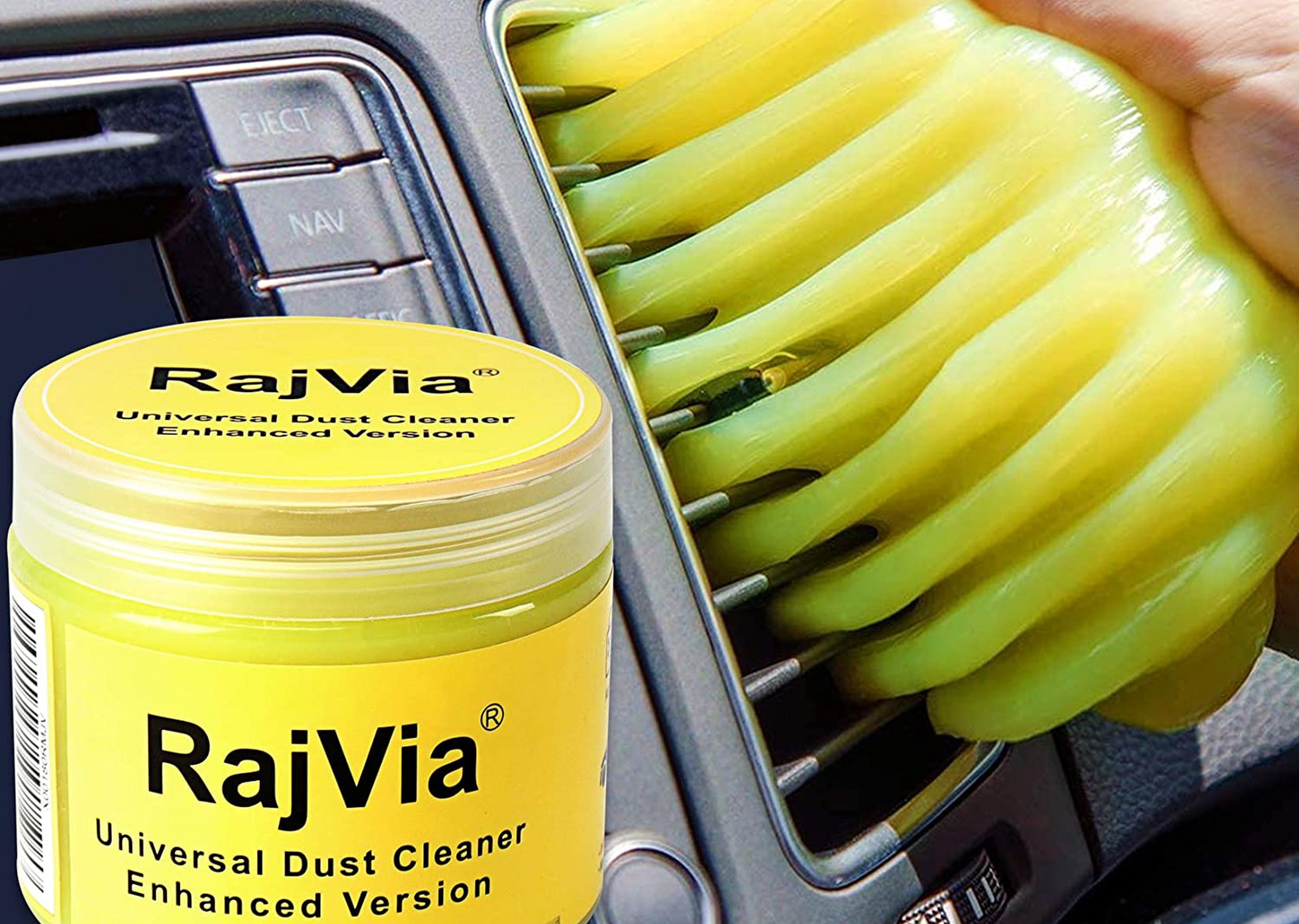Esta masilla es el secreto para poder limpiar el polvo y la suciedad  inaccesible en el coche: por 10,99€