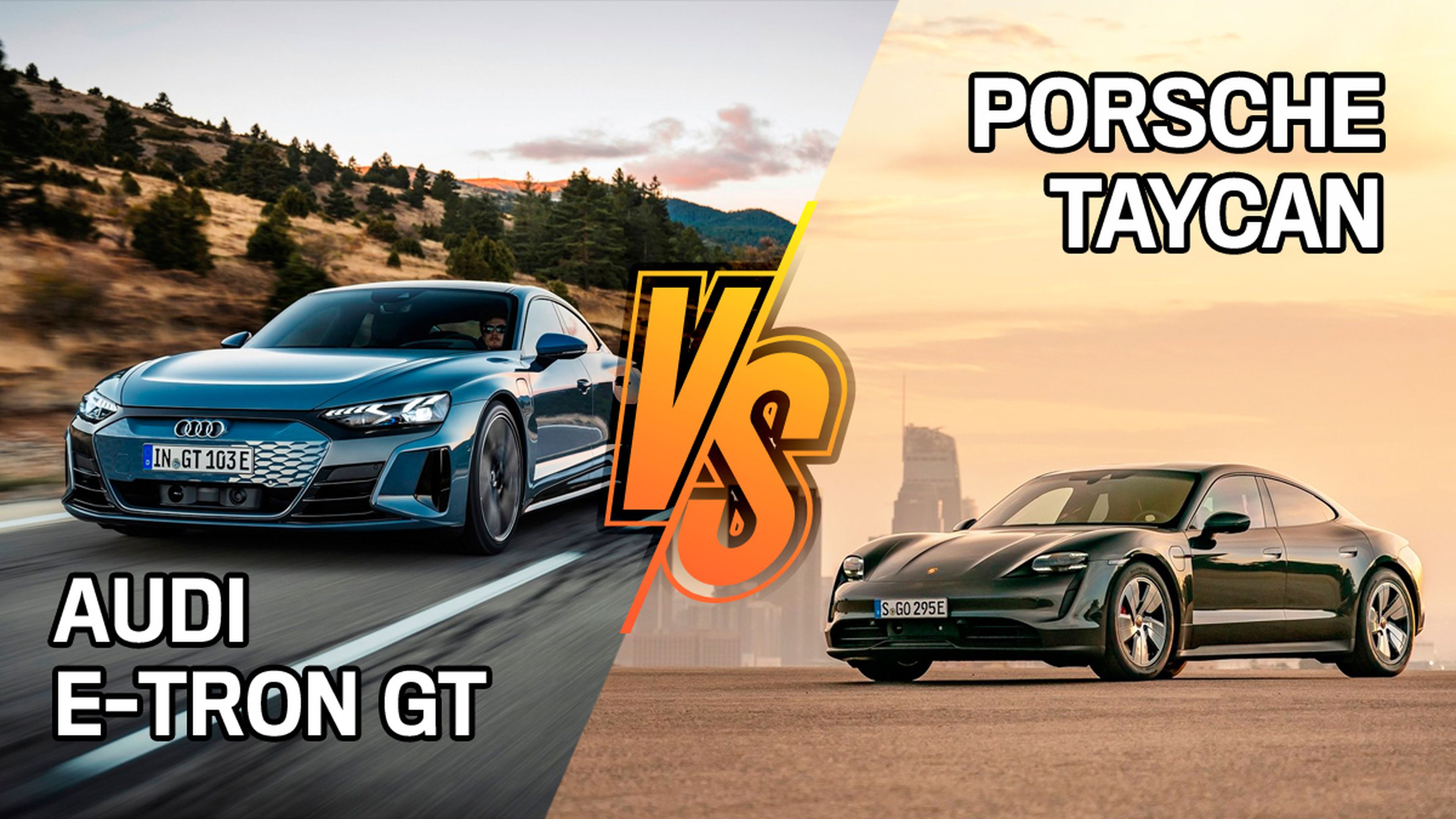 Audi e-tron GT quattro o Porsche Taycan, ¿cuál es mejor?