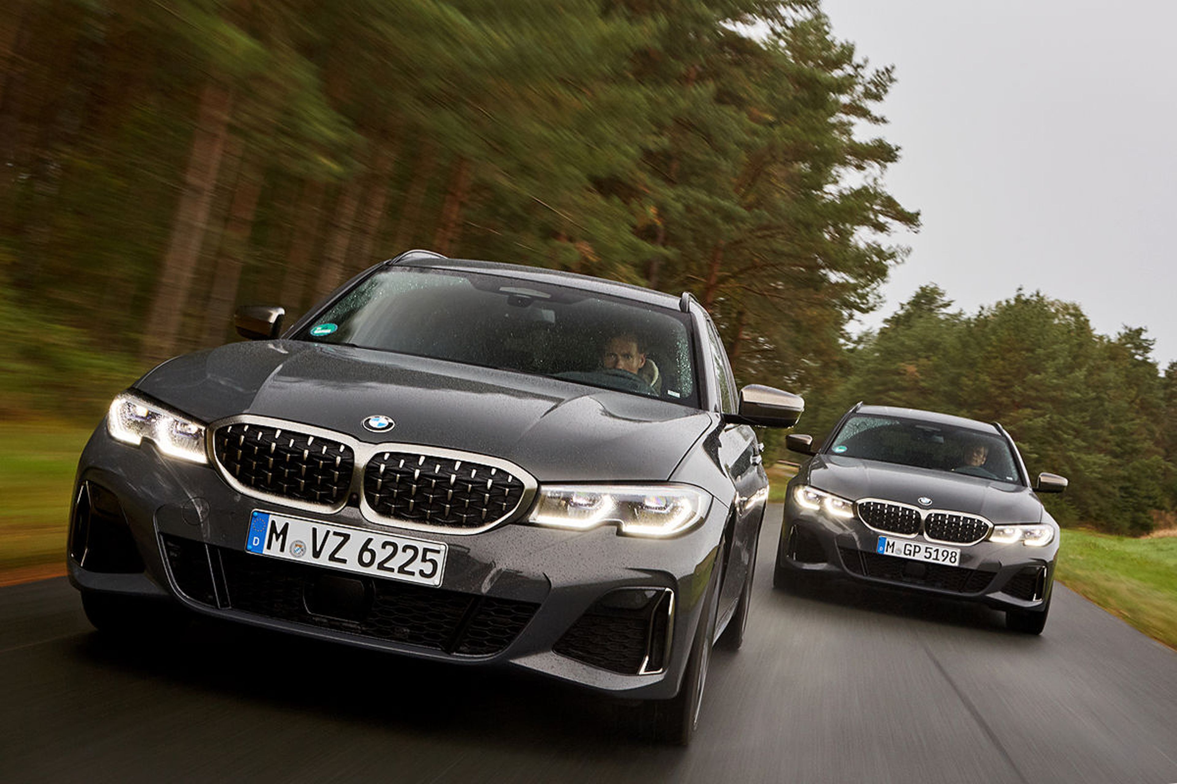 Dos BMW Serie 3 Touring, diésel vs gasolina