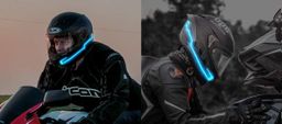 Luces LED para casco de moto