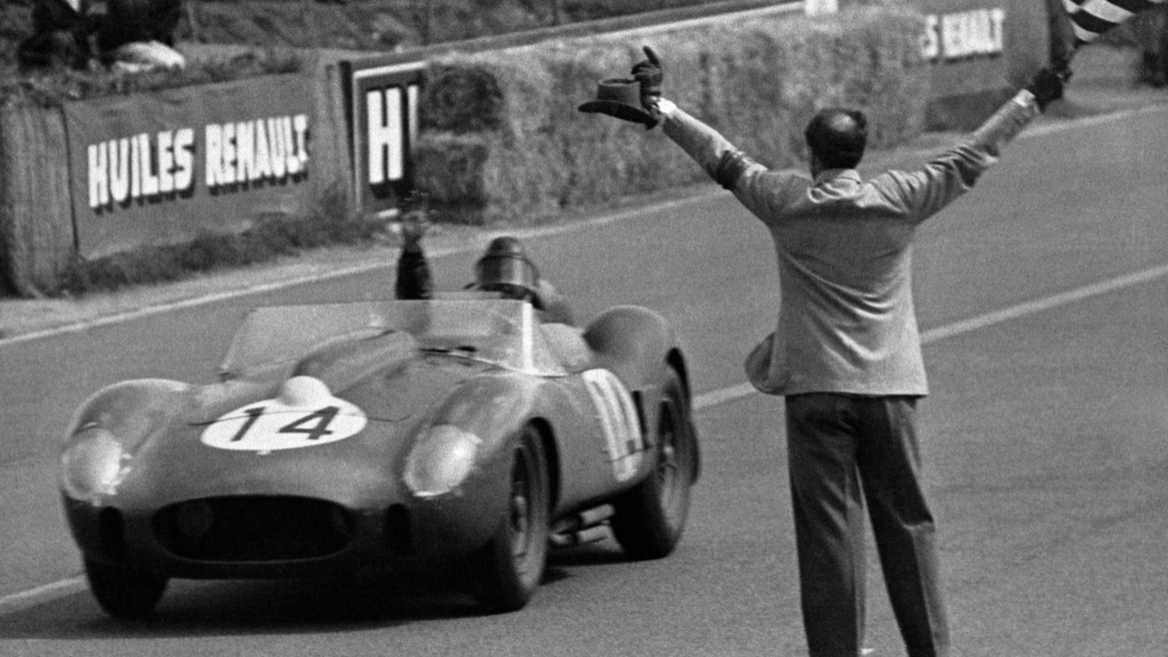 Victoria de Ferrari en le Mans en 1958