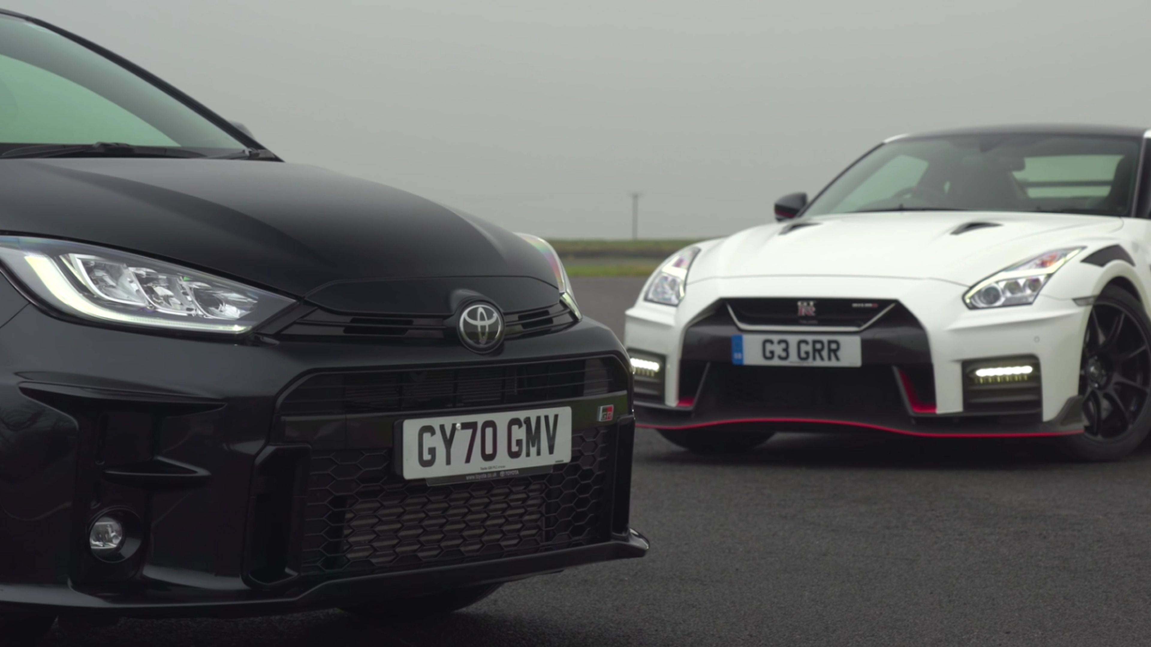 VÍDEO: ¿podrá el Toyota GR Yaris con el Nissan GT-R Nismo?