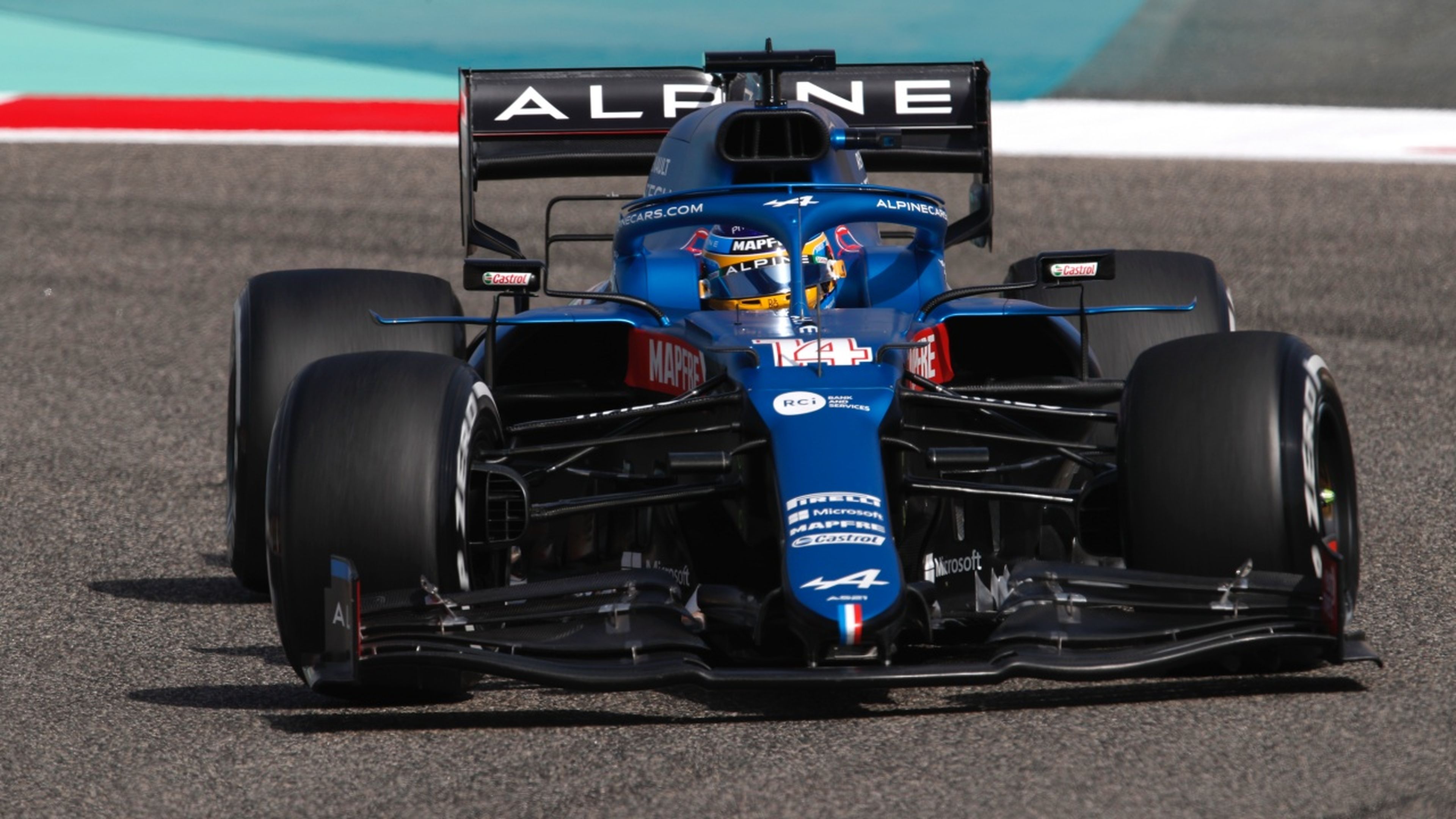 Alonso en el GP de Bahrein