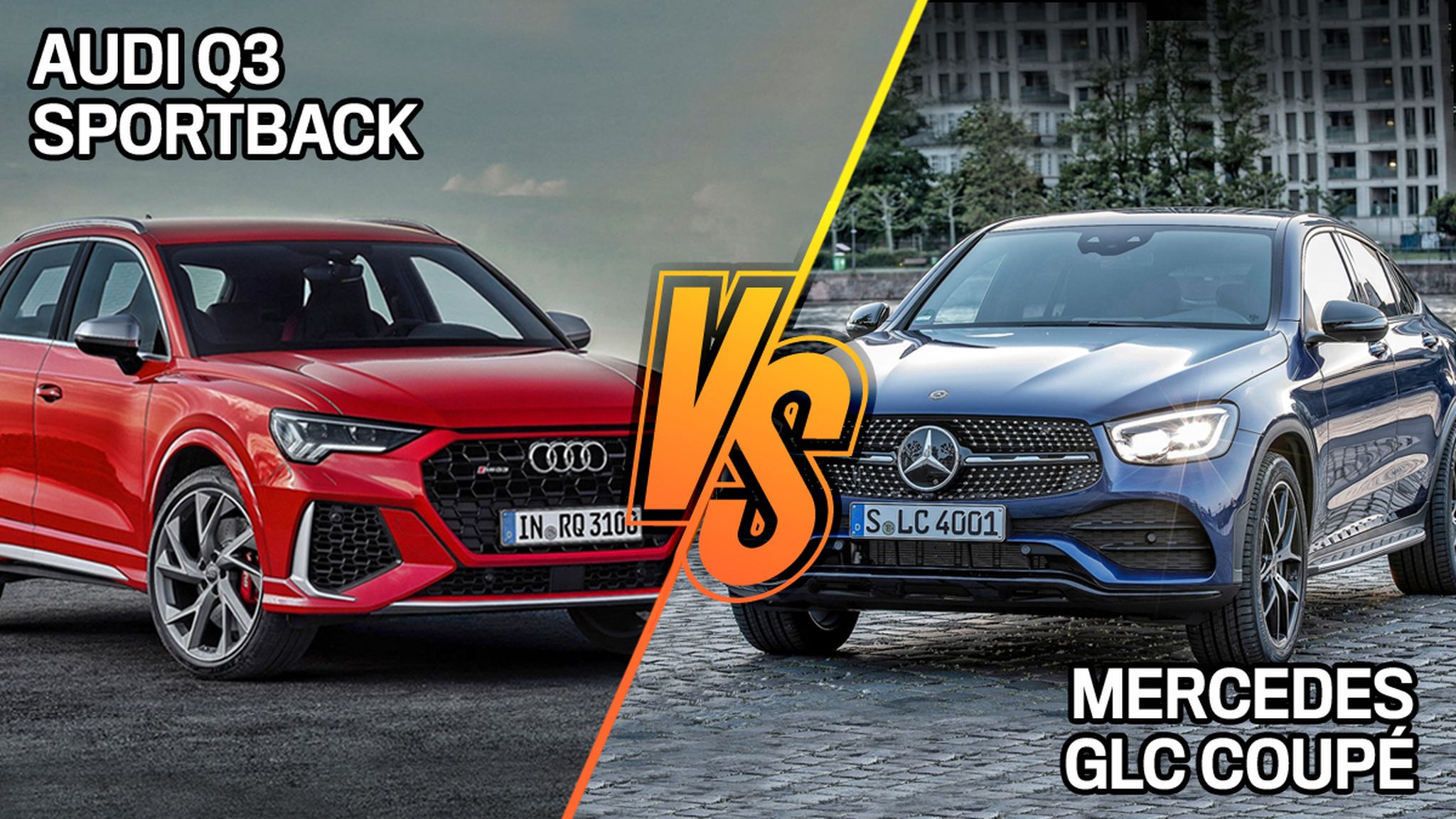 Audi Q3 Sportback o Mercedes GLC Coupé, tres virtudes y un defecto de cada uno