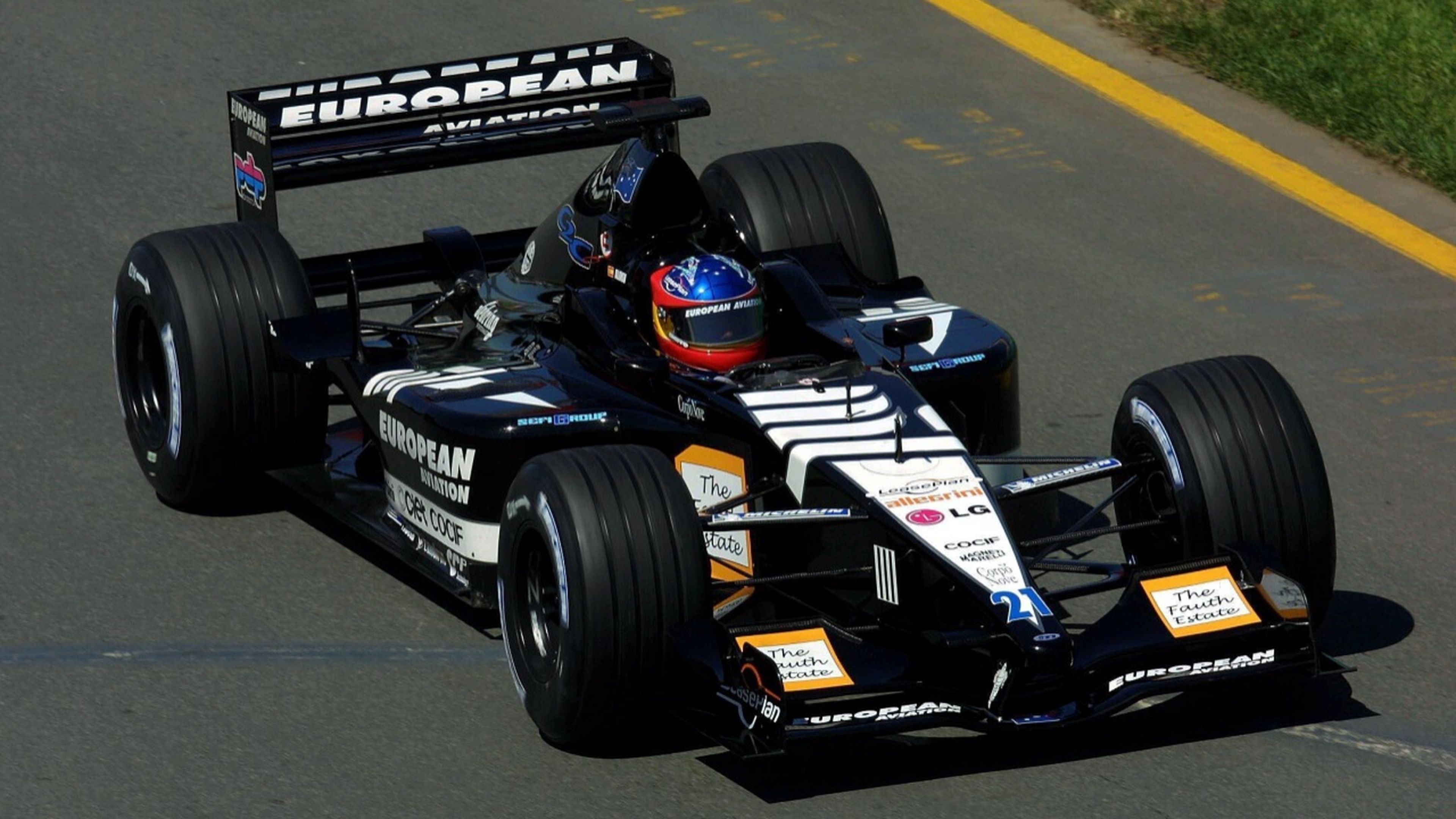 Fernando Alonso en el GP de Australia de 2001