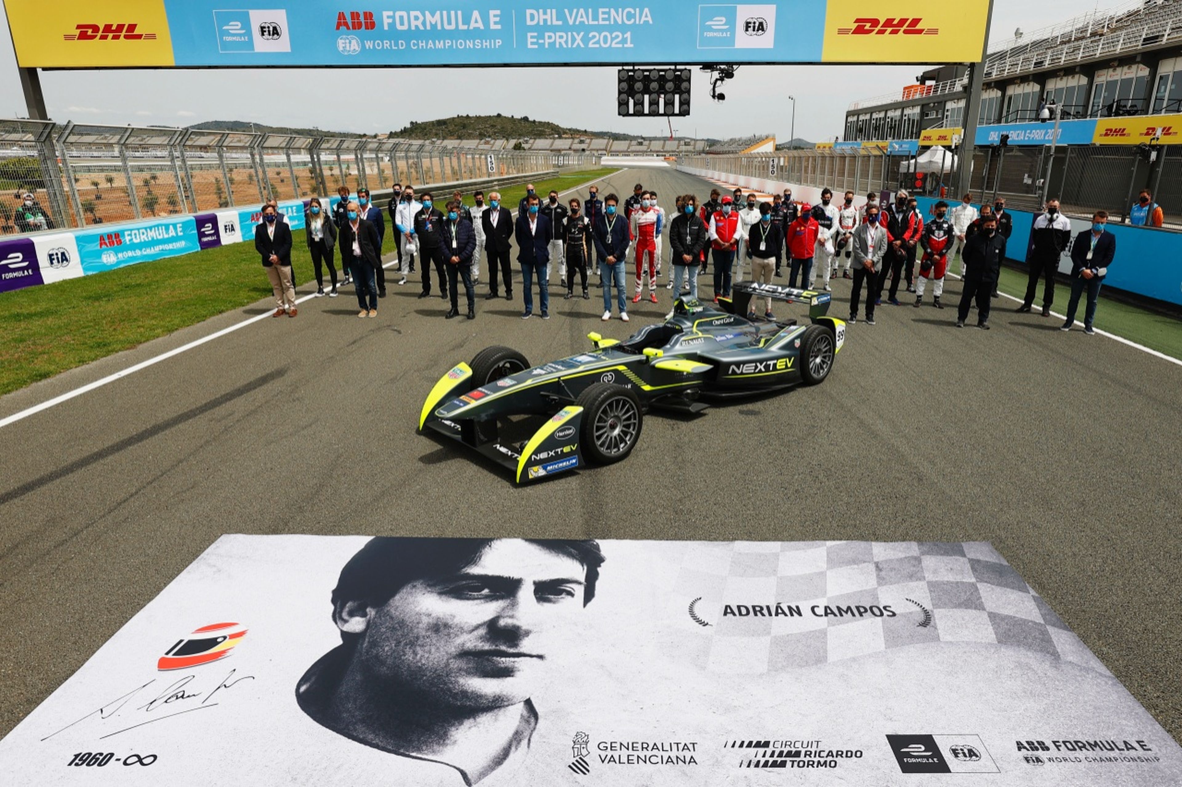 Homenaje Adrián Campos Fórmula E Valencia