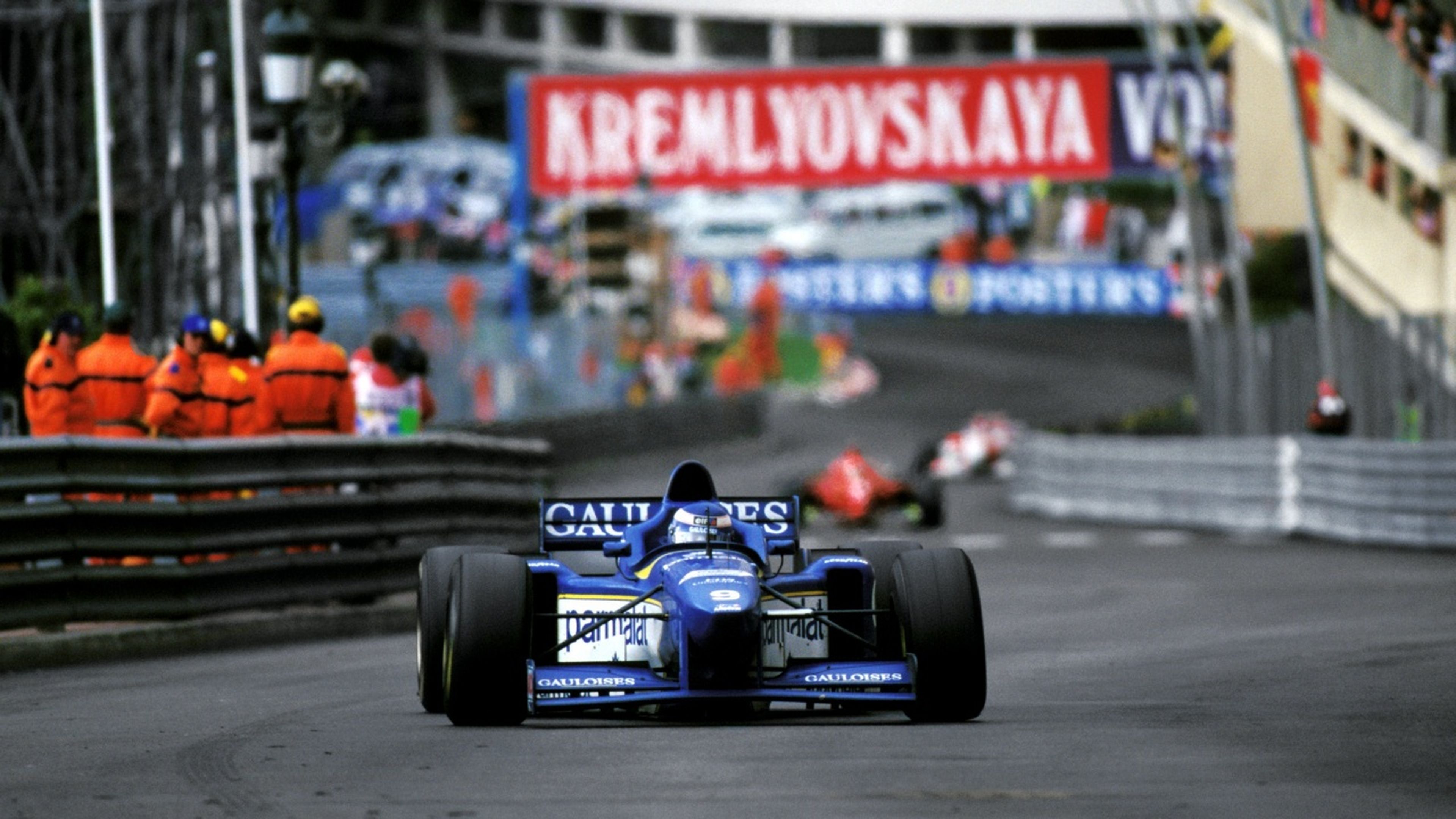 Olivier Panis en el GP de Mónaco de 1996