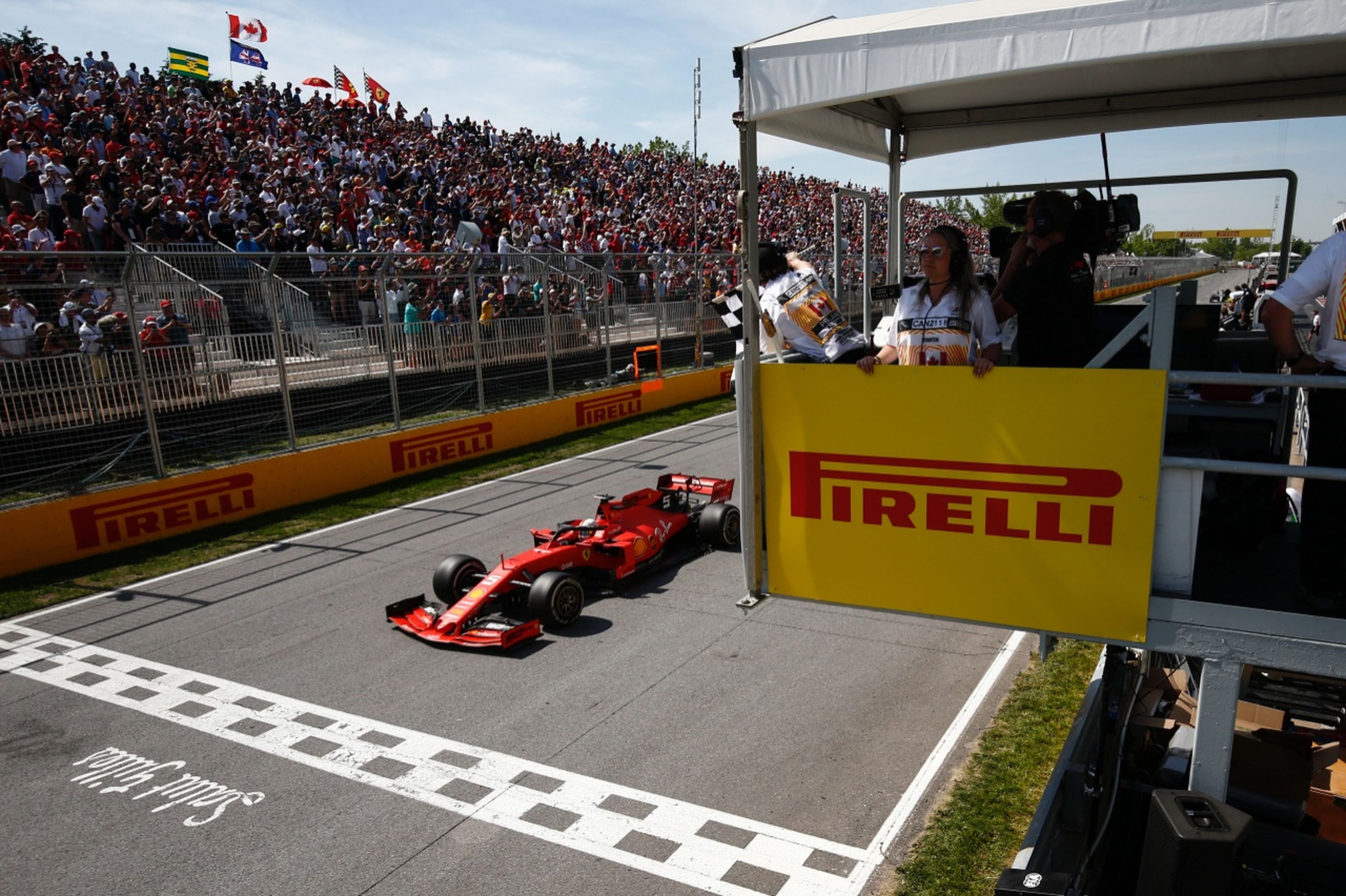 Vettel en el GP Canadá 2019