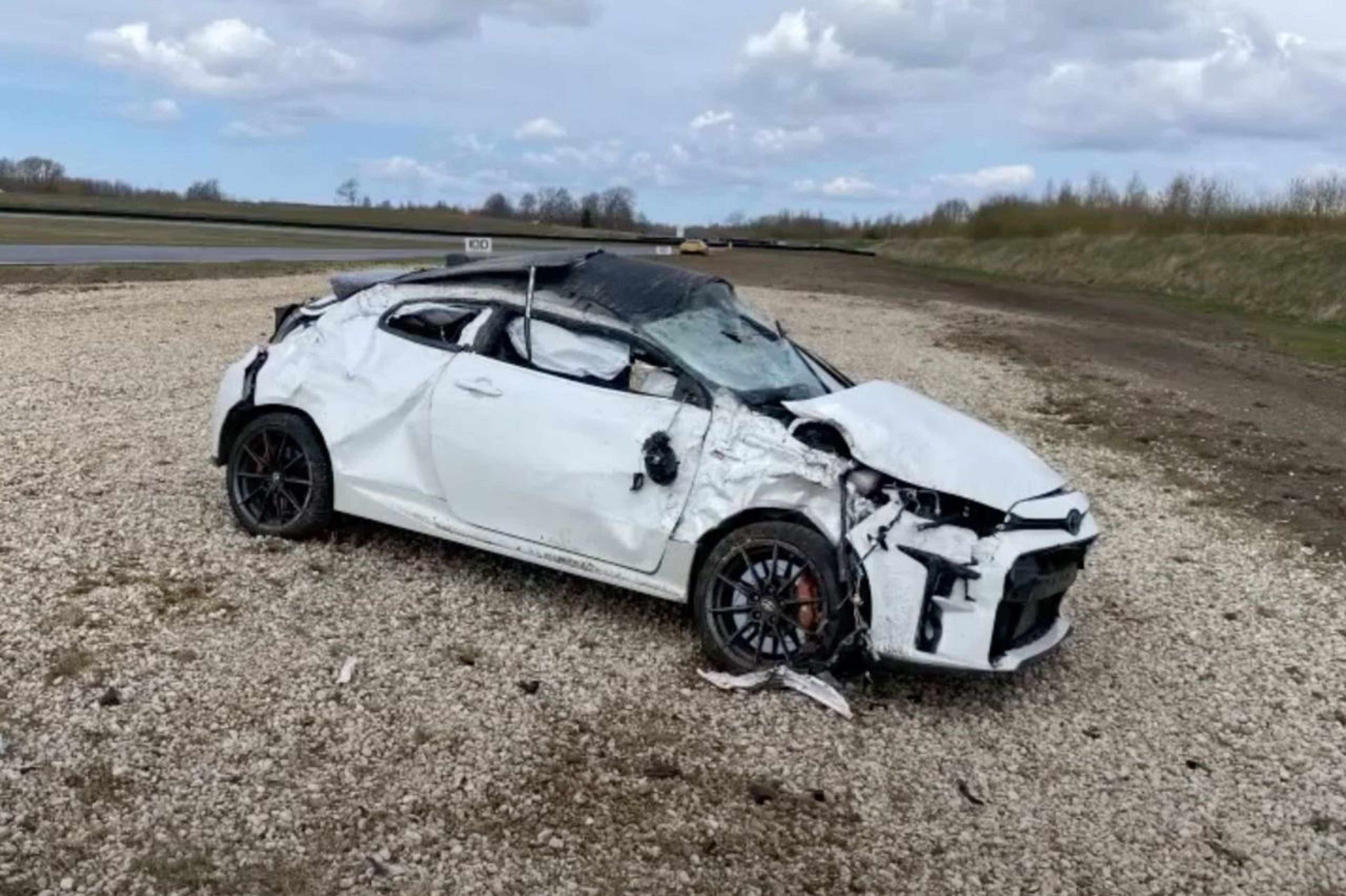 Accidente Toyota Yaris GR