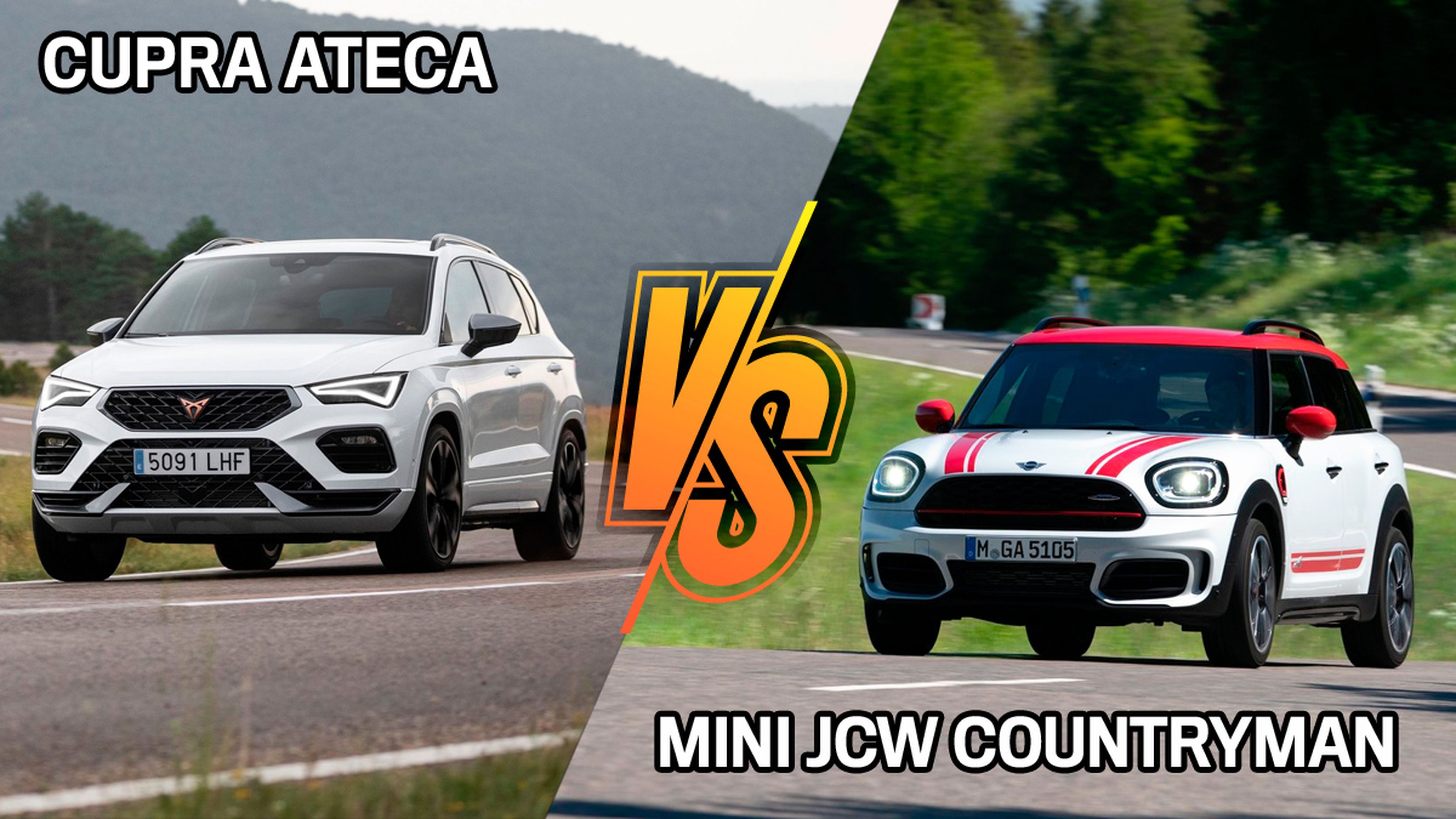 Cupra Ateca o Mini JCW Countryman, ¿cuál es más deportivo?