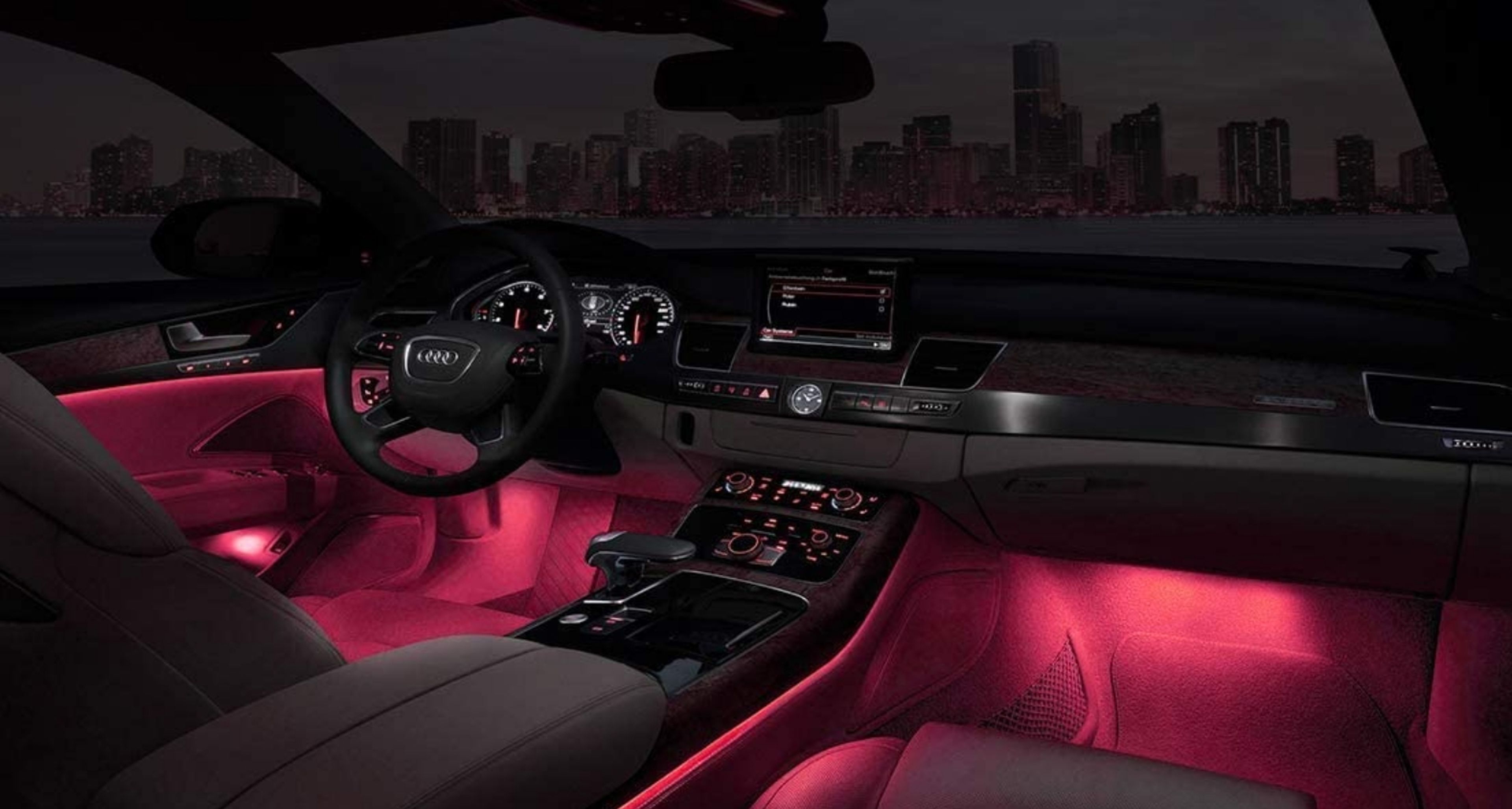 Luces interiores del coche, luces LED interiores del coche Luces