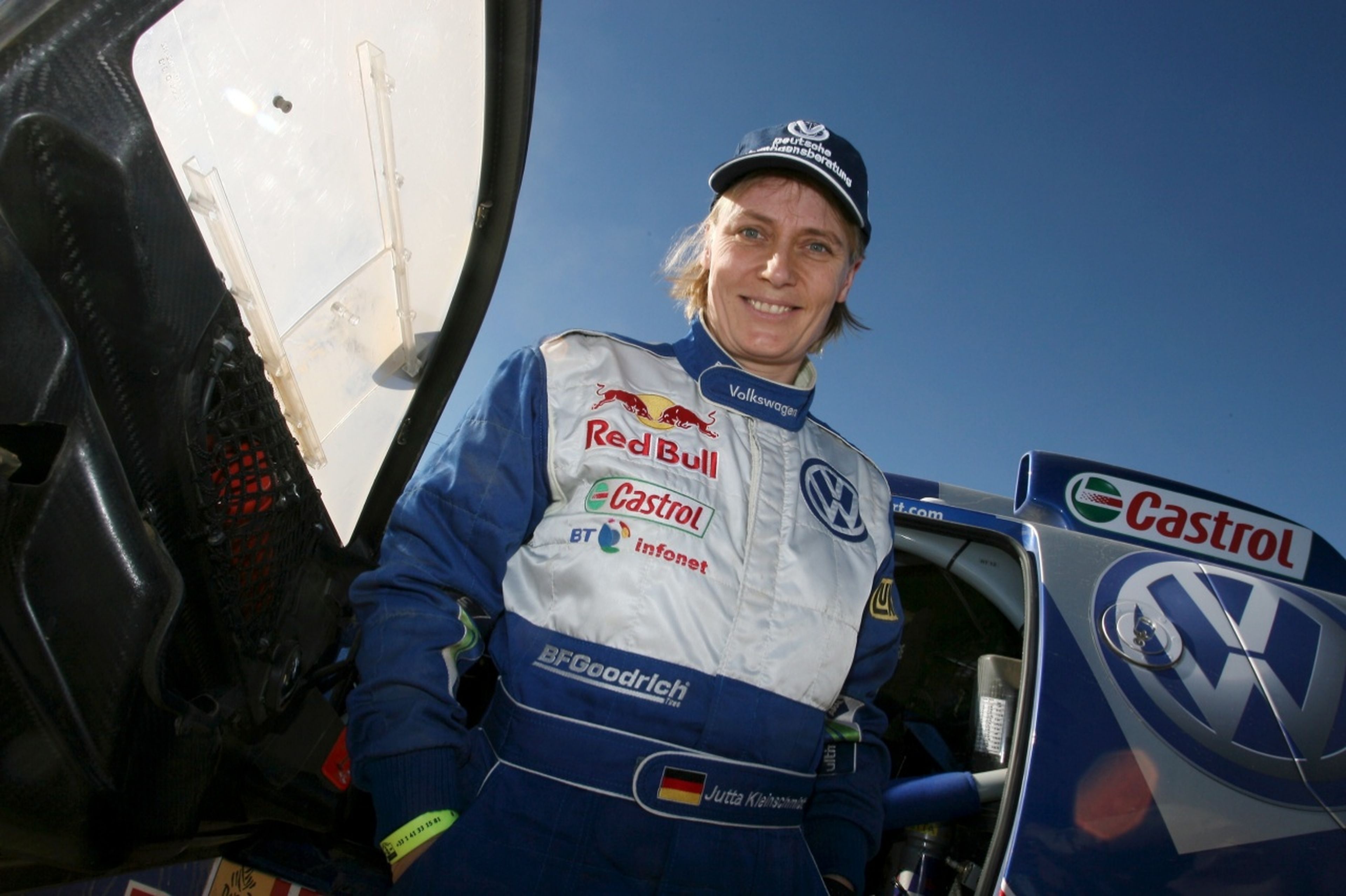 Jutta Kleinschmidt en el Rally Dakar de 2006.
