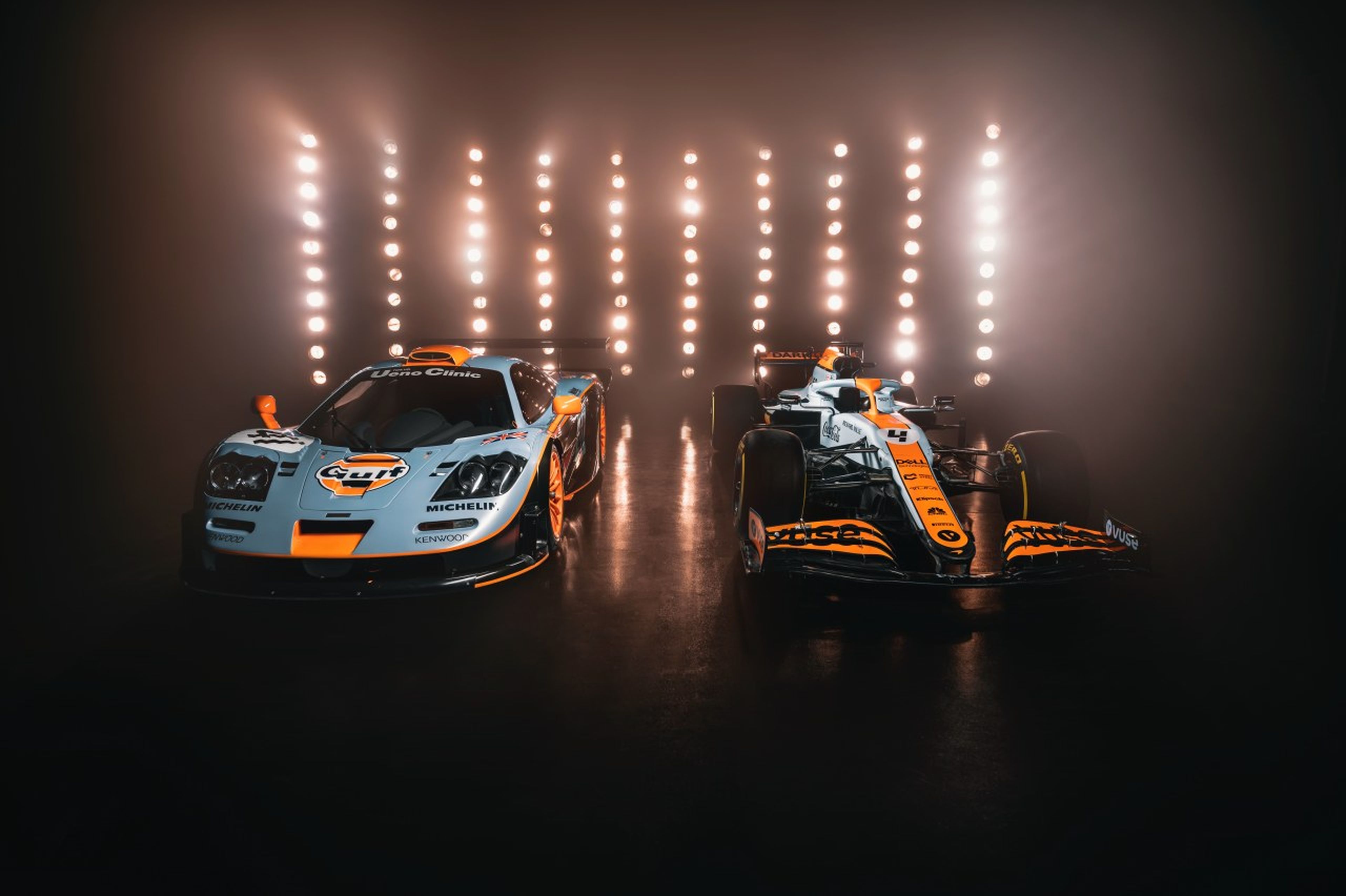 McLaren F1 GTR y MCL35M Gulf