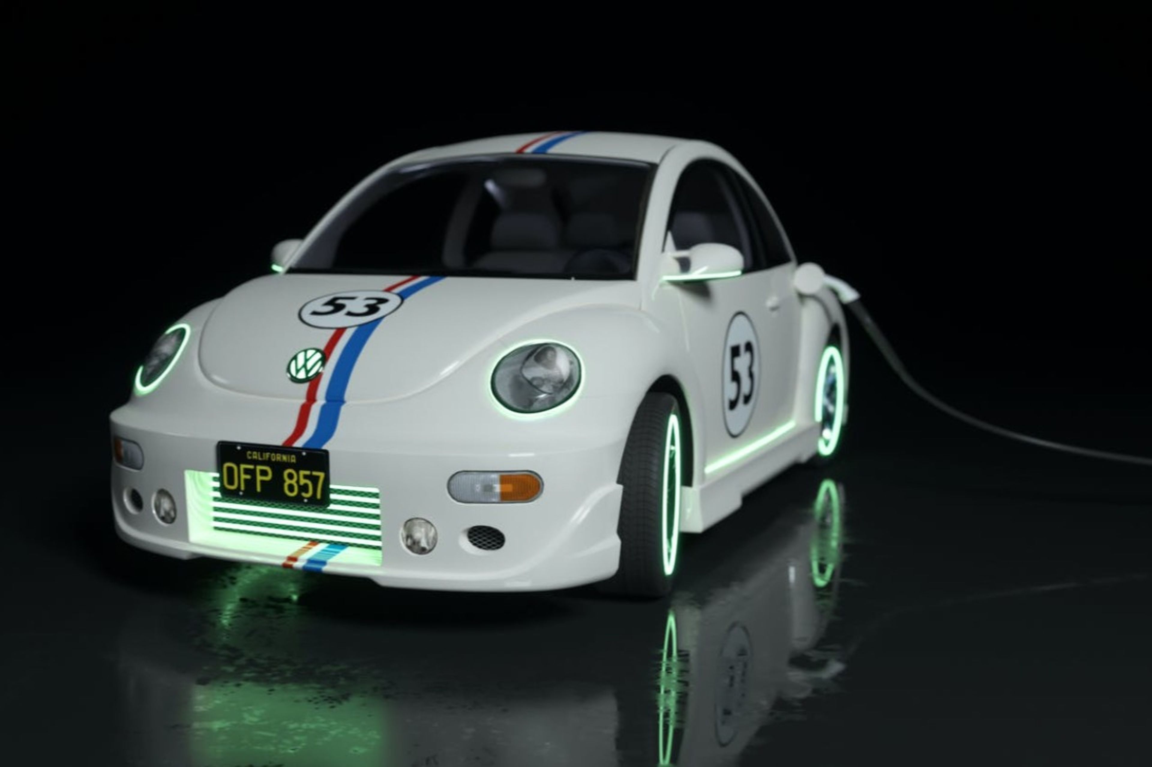 5 coches clásicos del cine y la tele como eléctricos Beetle