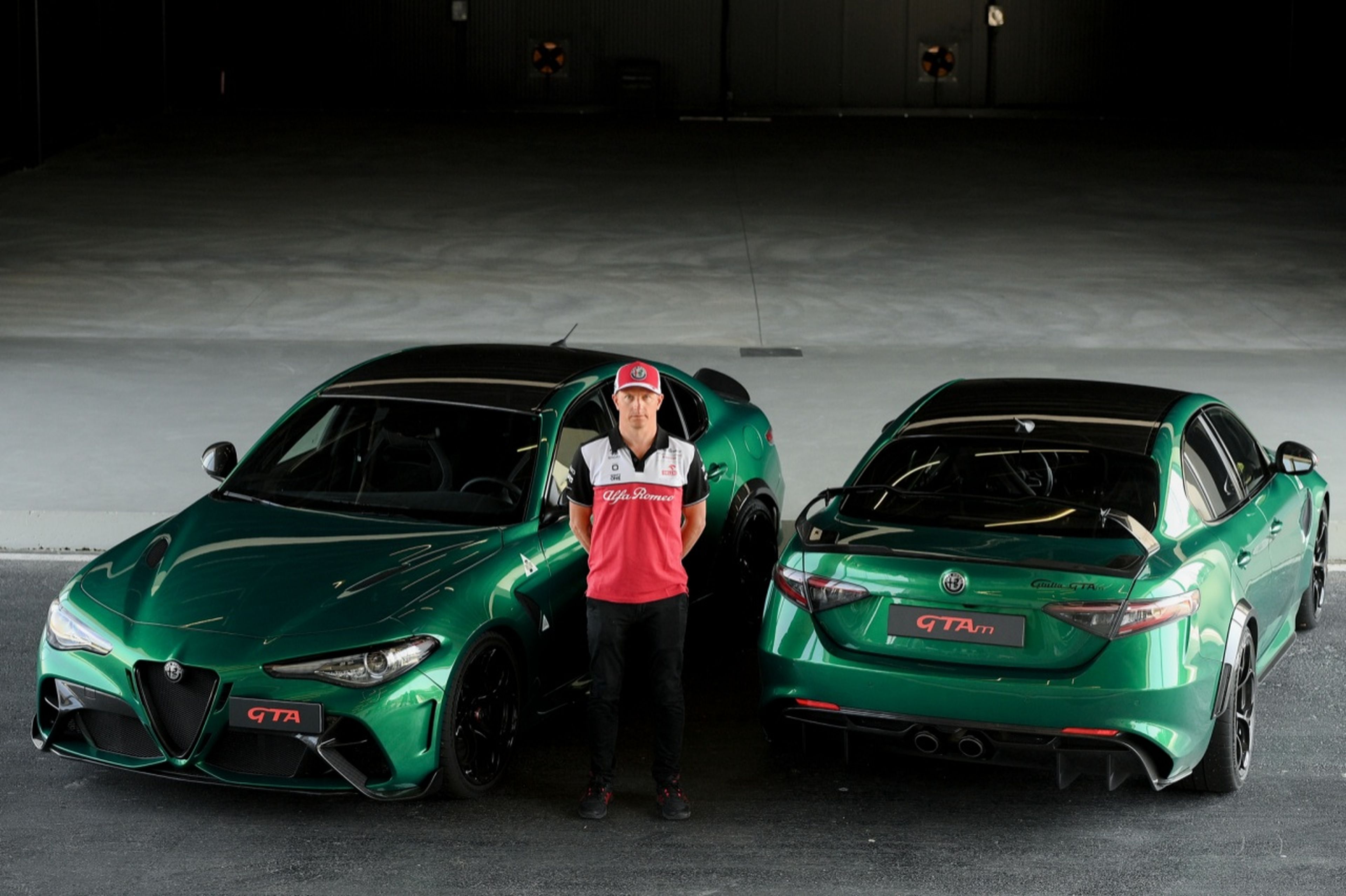 Kimi Raikkonen y Alfa Romeo GTA