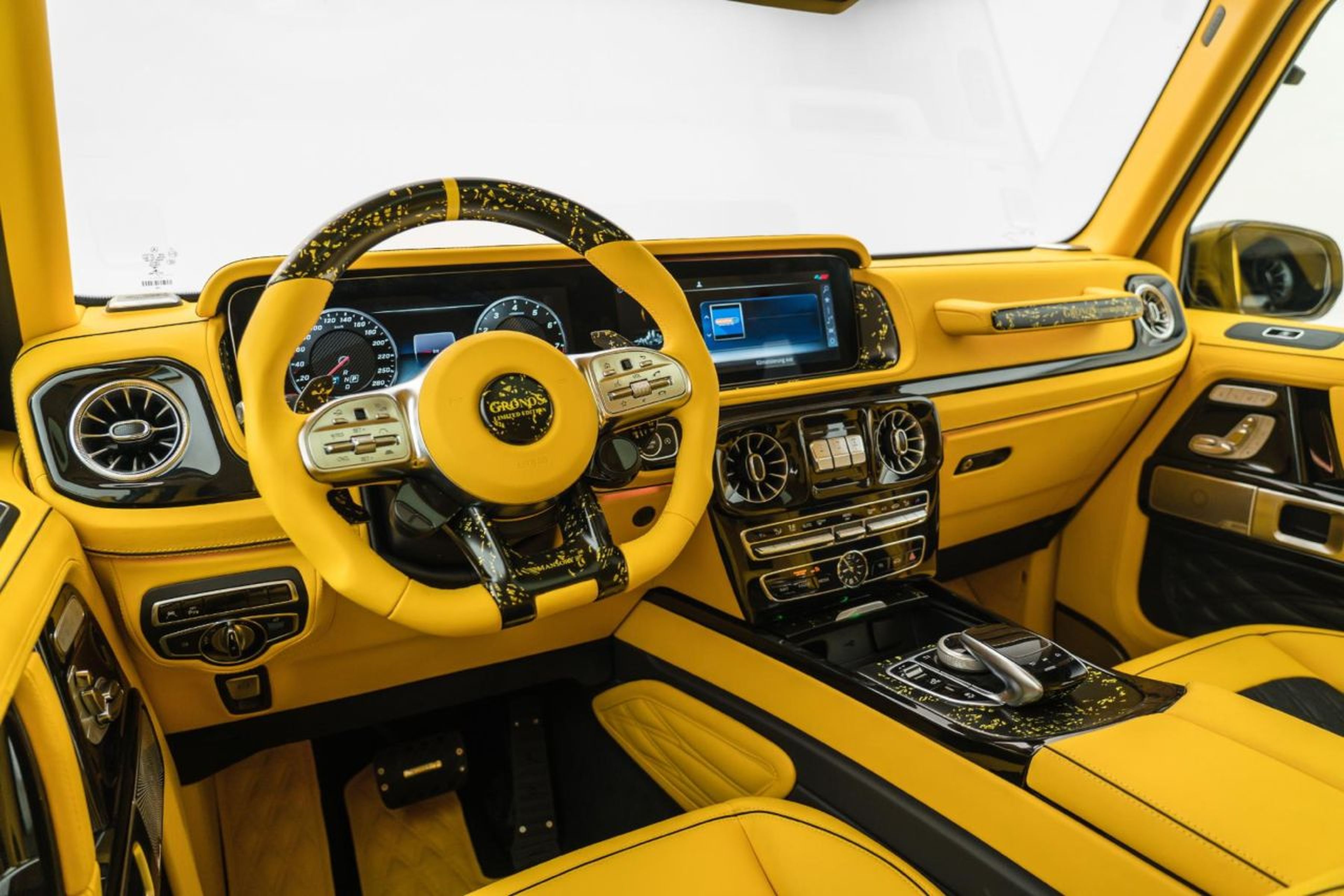 Mansory Gronos Yellow interior