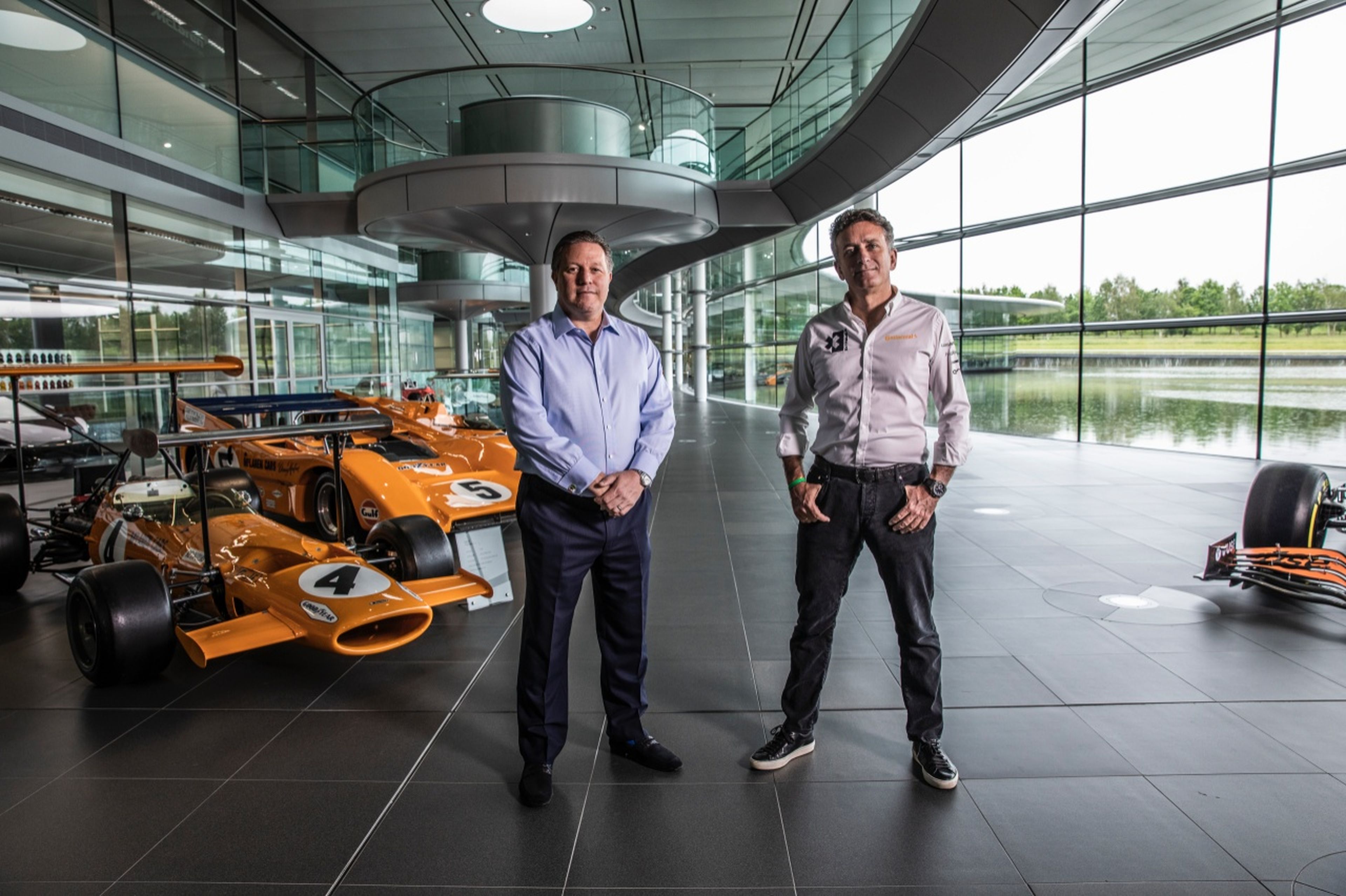 McLaren XE Zak Brown y Alejandro Agag
