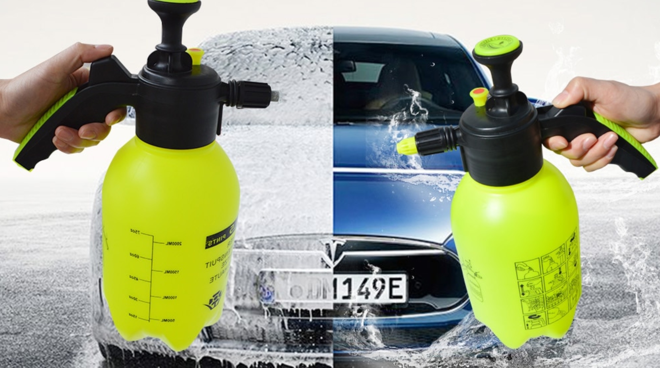 Limpieza de coche con espuma activa: ¿Cuál es el resultado