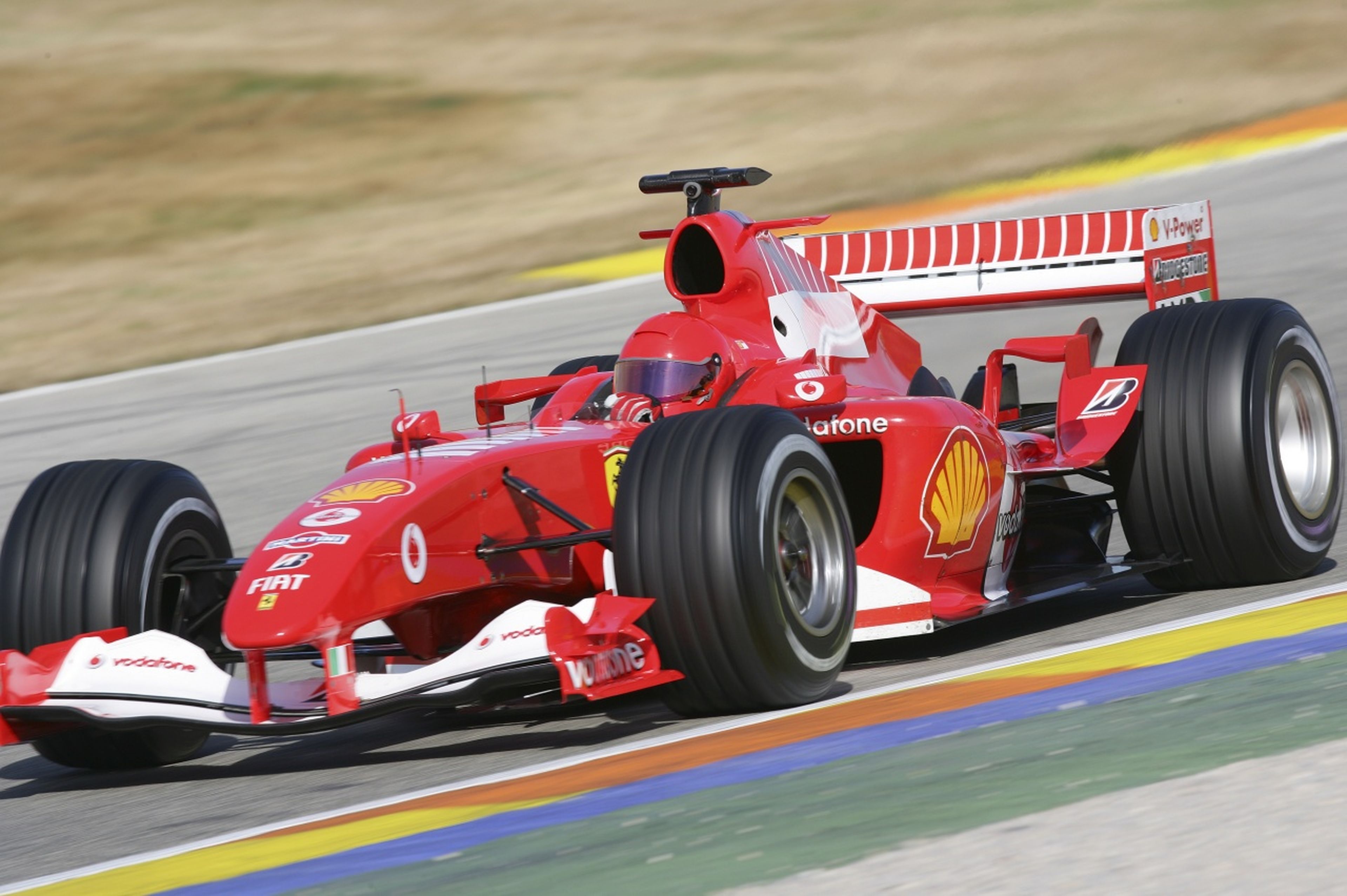 Test de Valentino Rossi con Ferrari F1