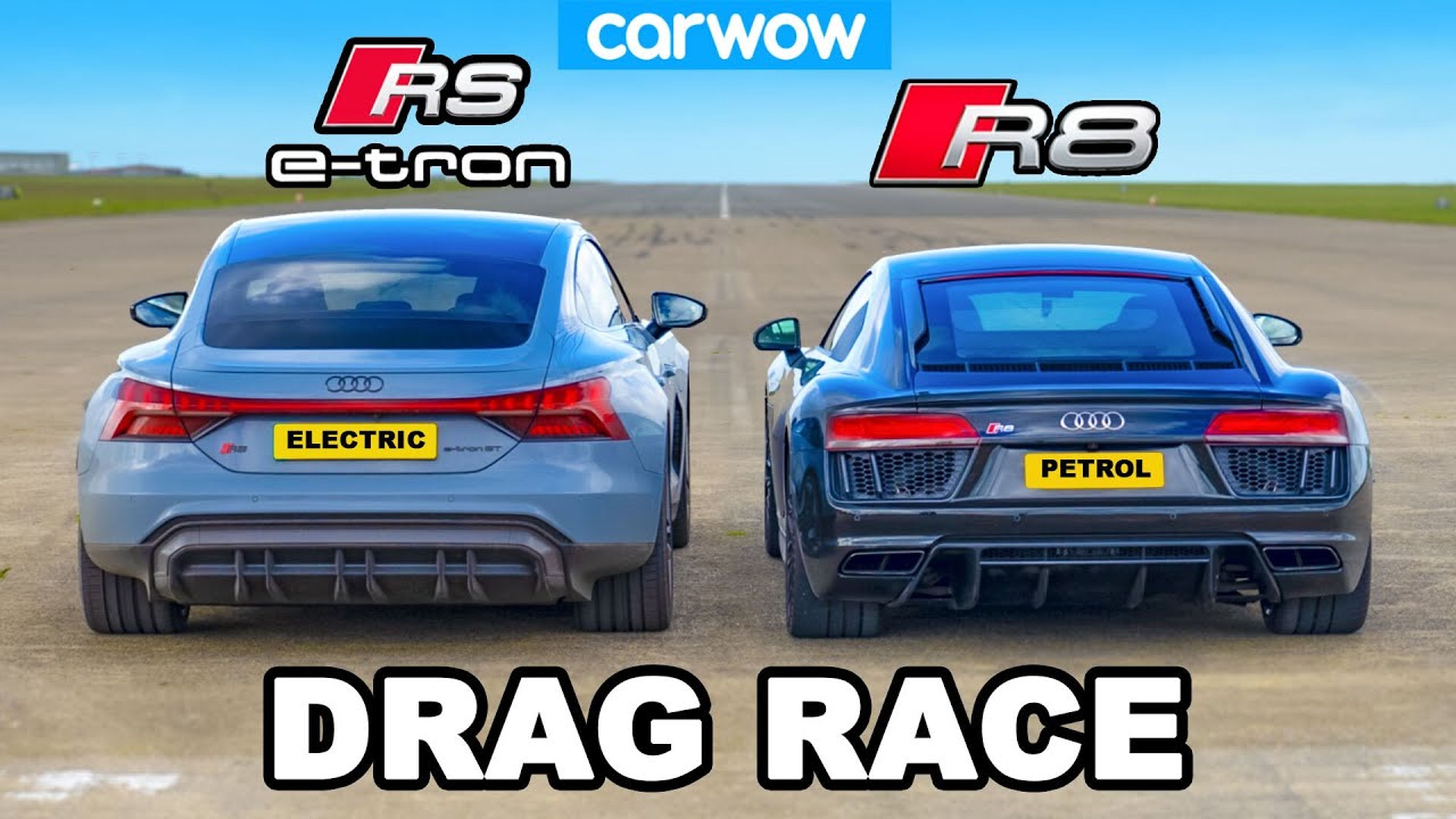 Audi R8 contra Audi RS e-tron GT
