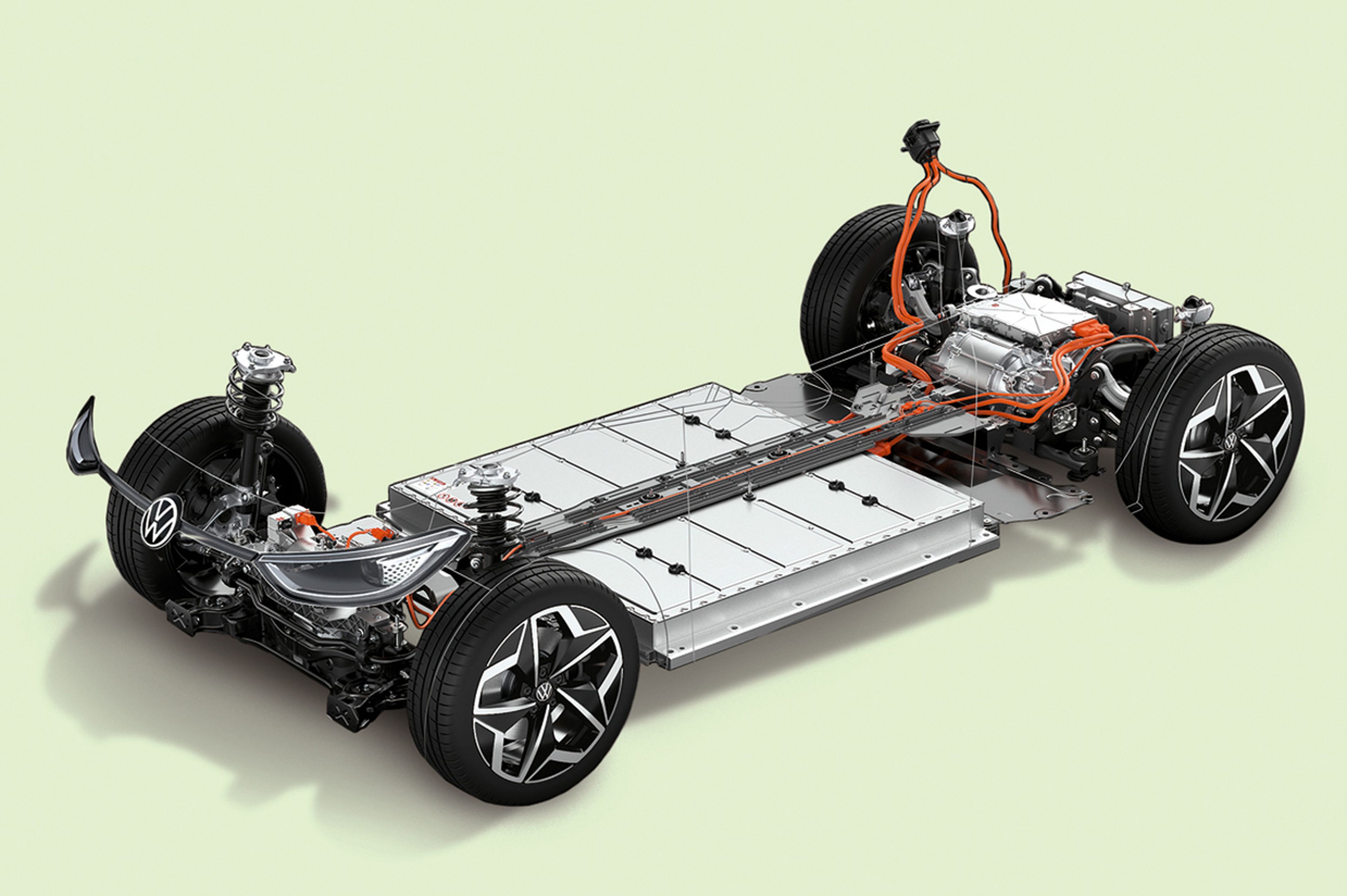 Así es el VW ID.3 por dentro: batería de 58 kWh de capacidad, motor de 100 kW, cargador incorporado de 7,4 kW...