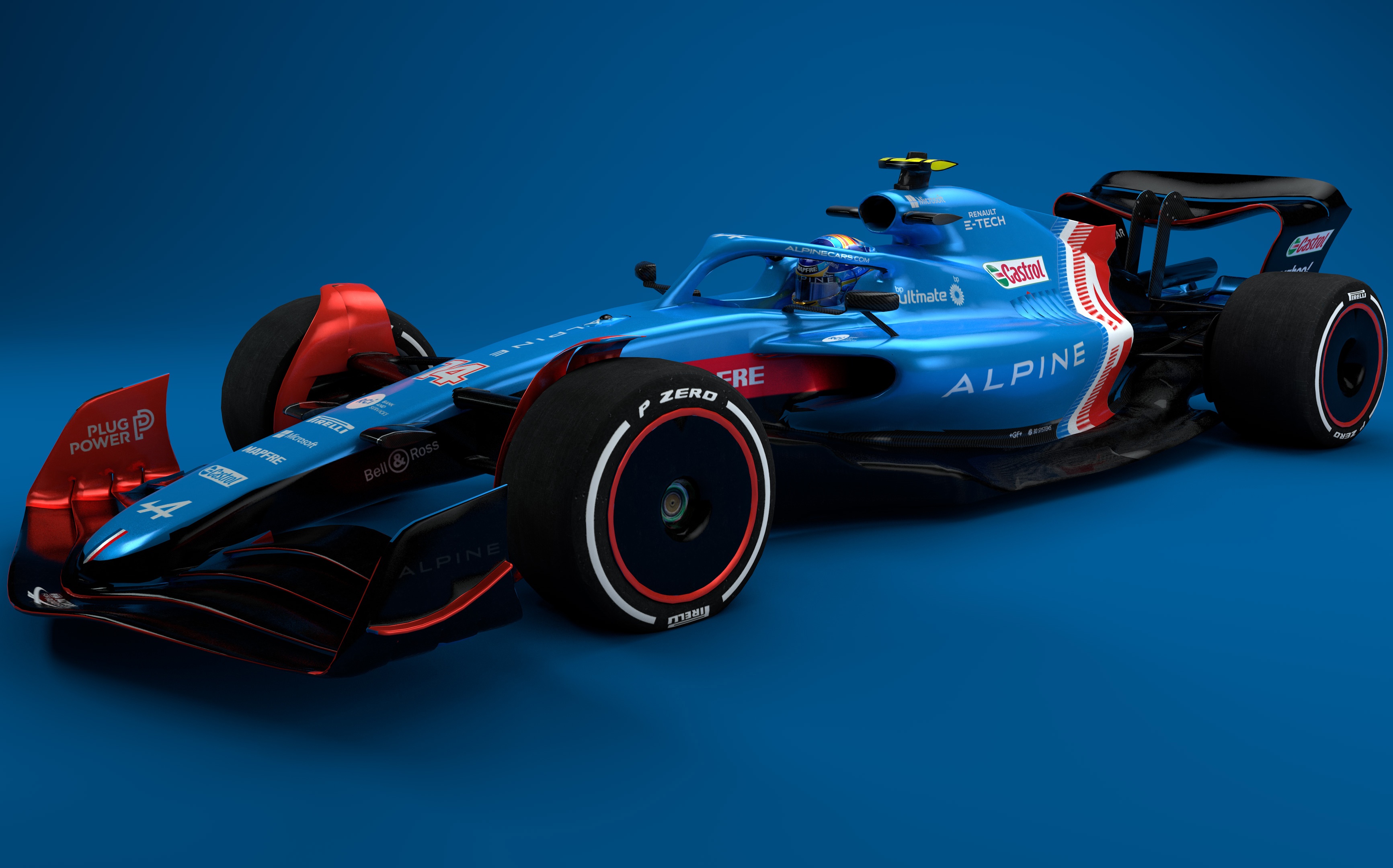 Este no es el coche de F1 de Alonso para 2022, pero se le parecerá mucho