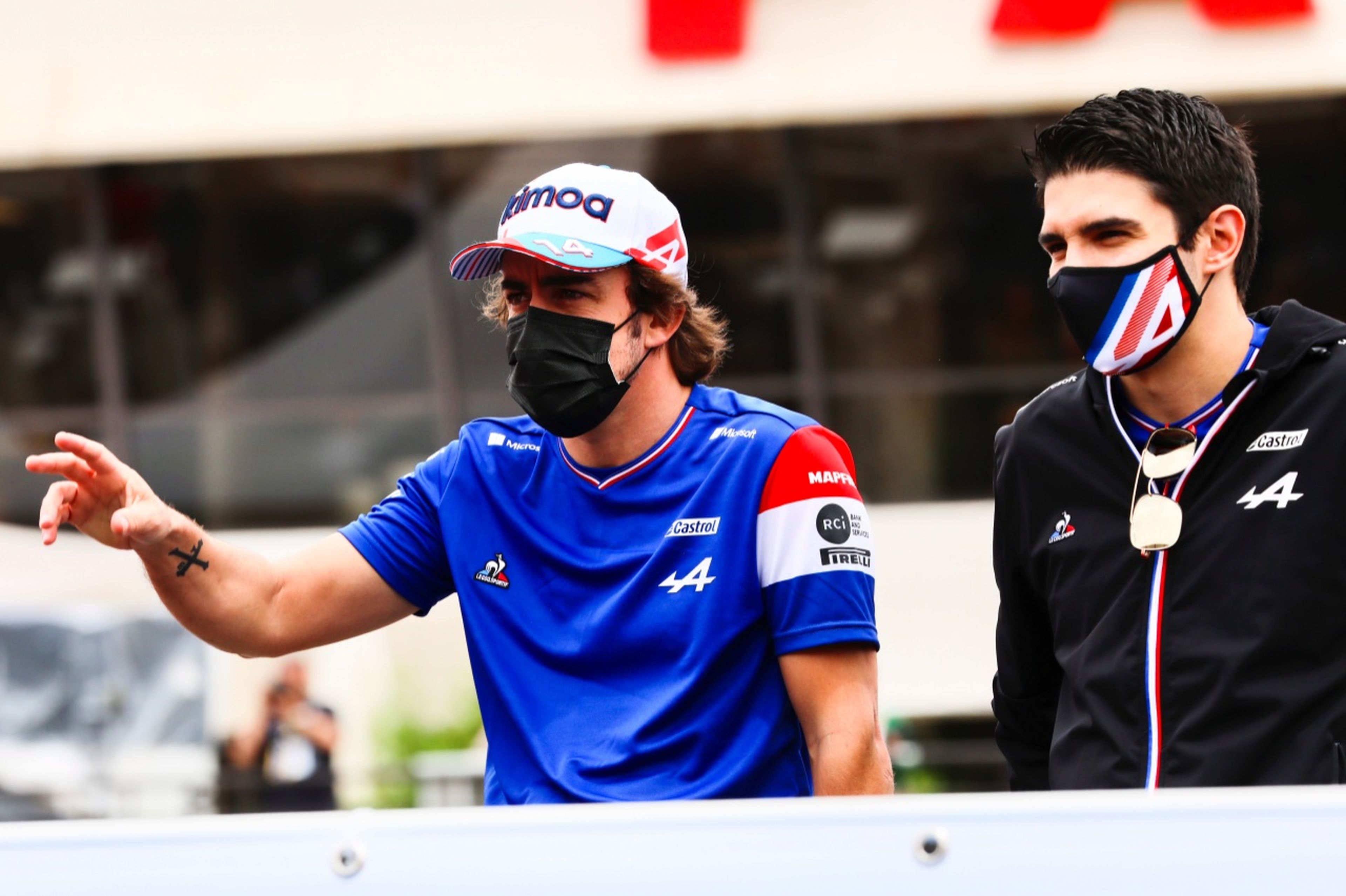 Fernando Alonso y Esteban Ocon Alpine F1