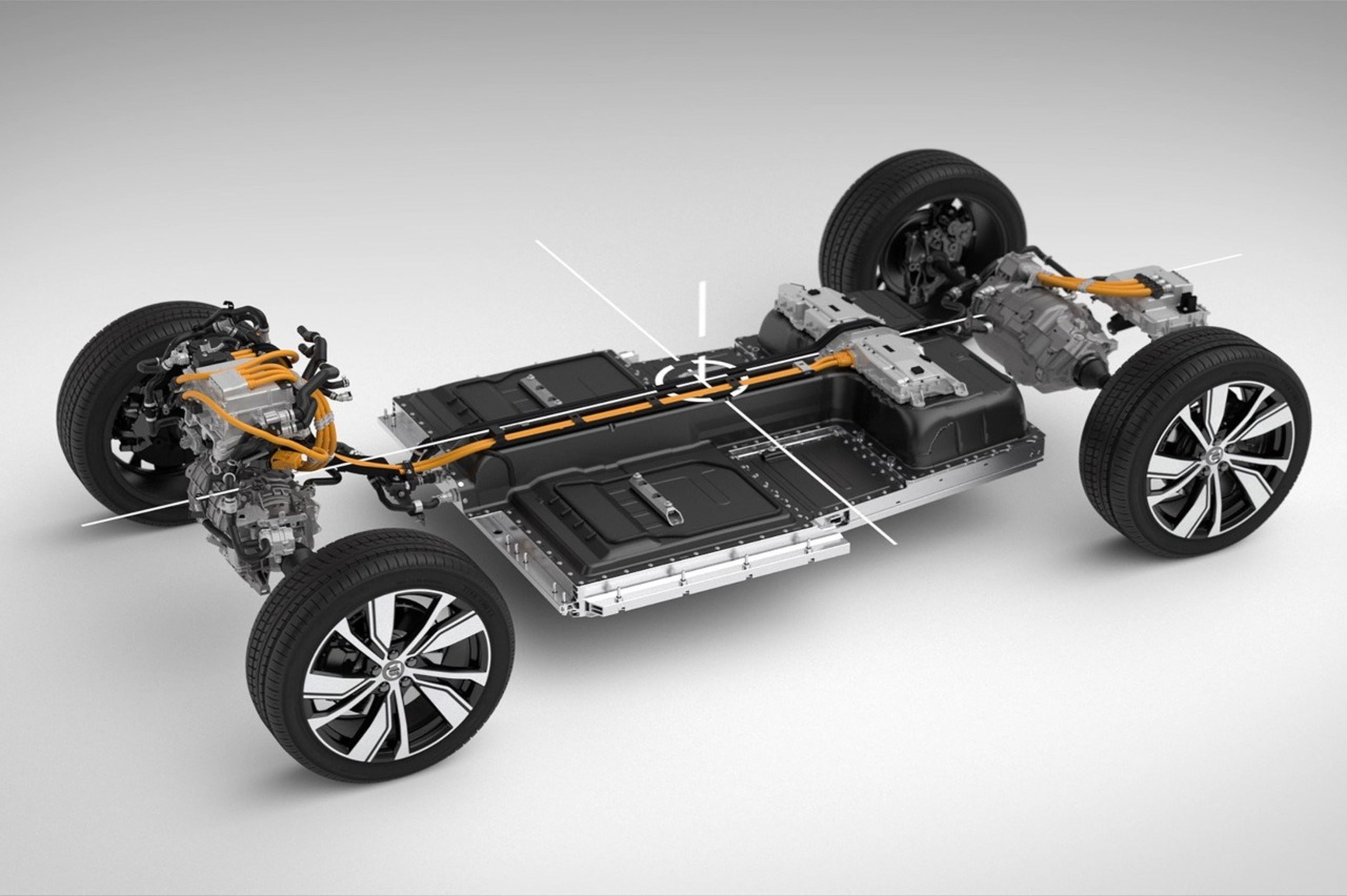 Planes de Volvo para hacer más barato el XC40 eléctrico chasis