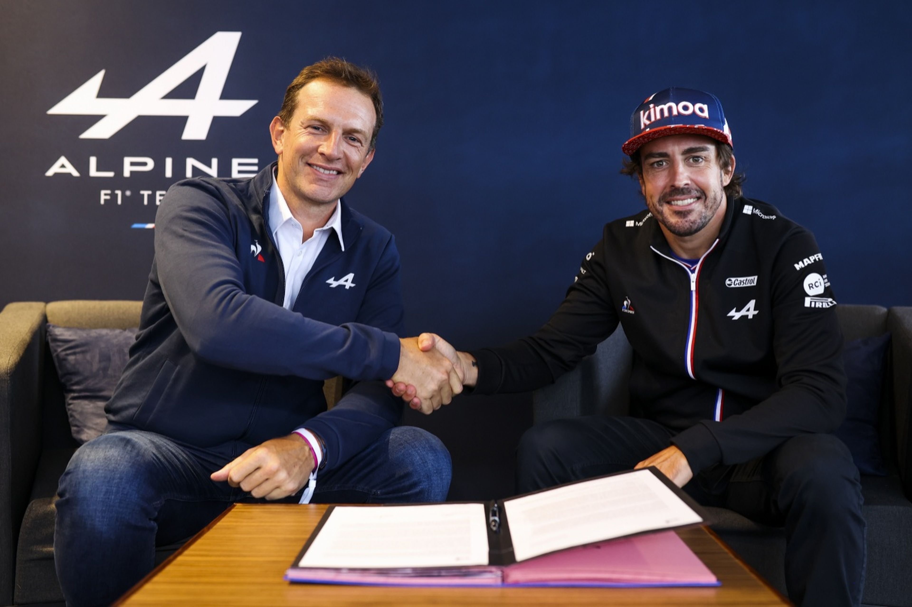 Alonso y Laurent Rossi renovación