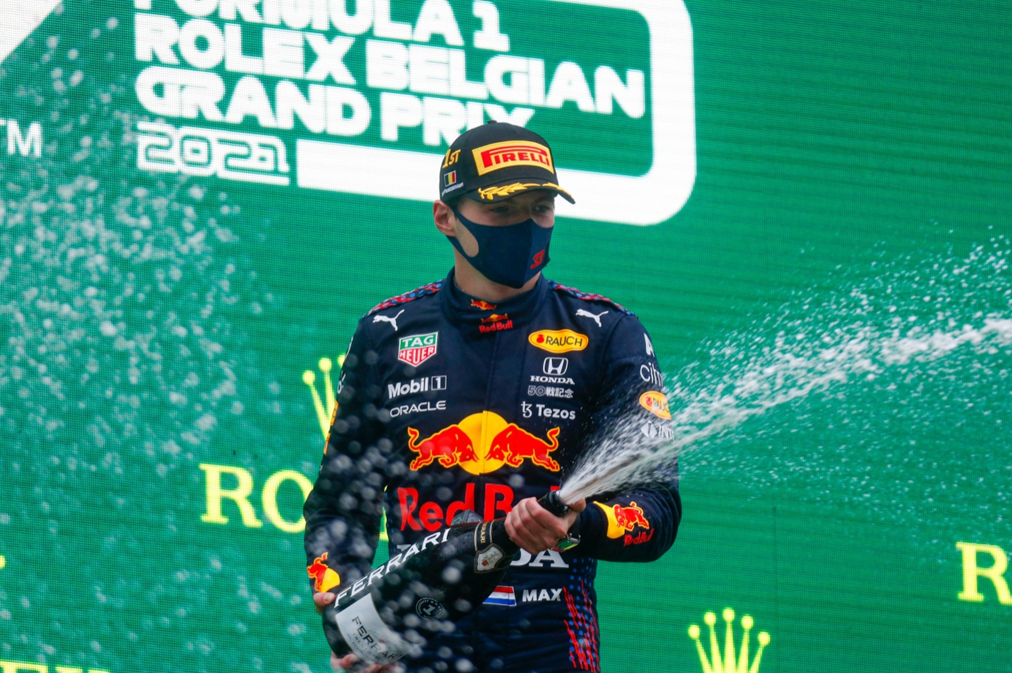 Max Verstappen podio Spa