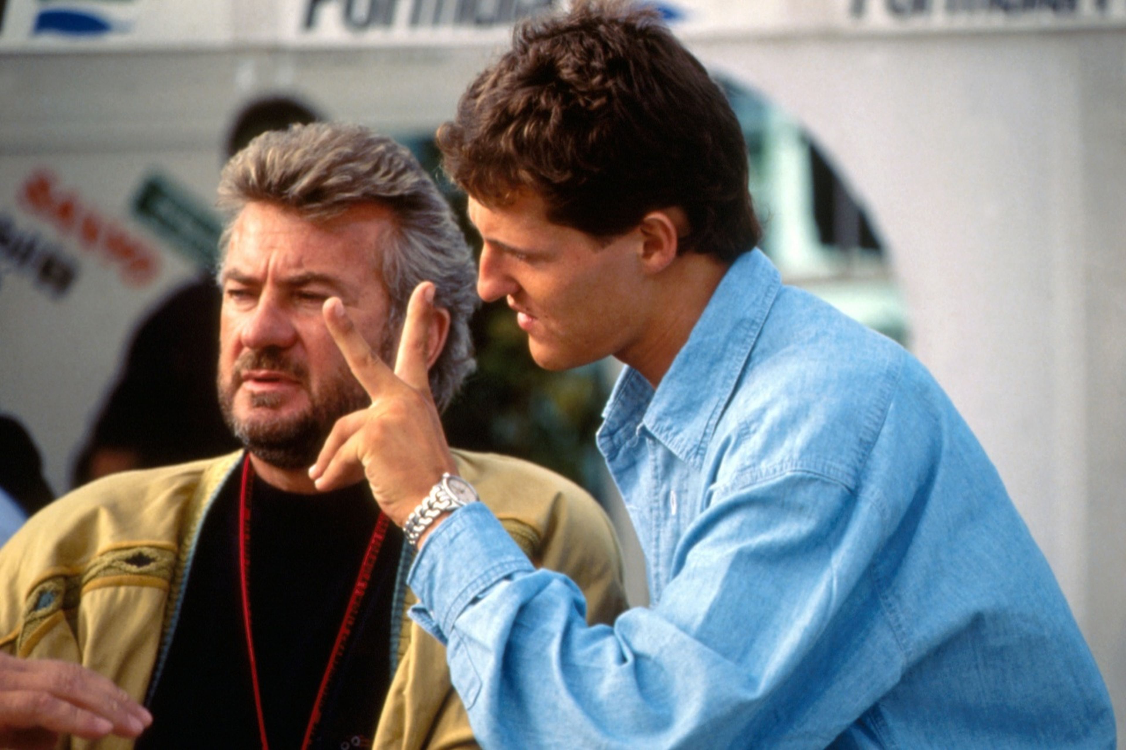 Michael Schumacher y Willi Weber