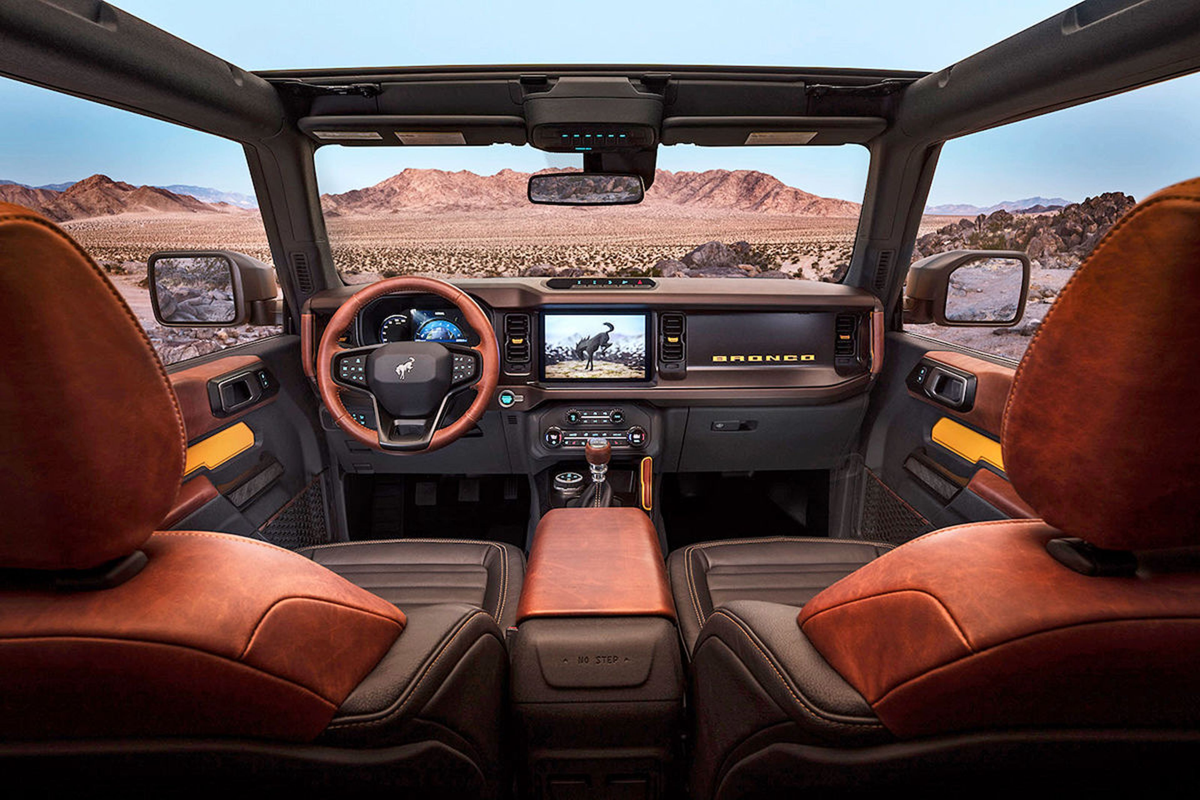 Cockpit del Ford Bronco