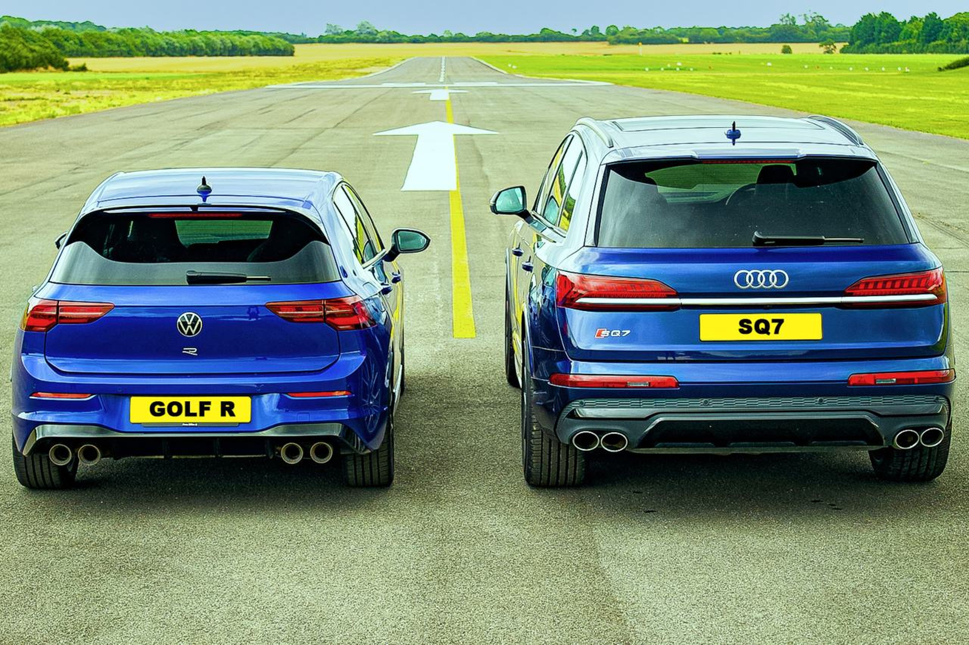 Golf R contra Audi SQ7