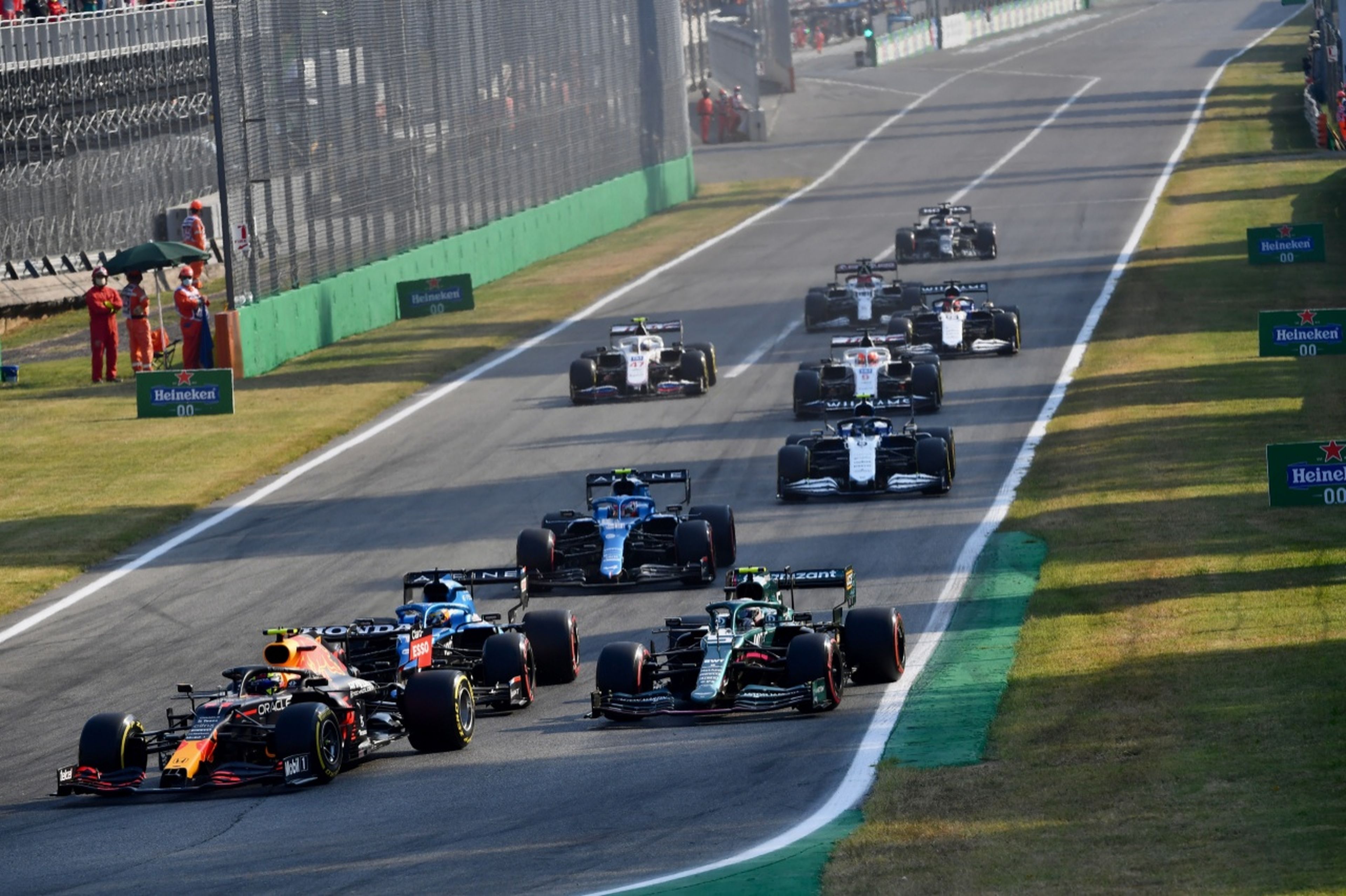 Salida carrera Monza F1