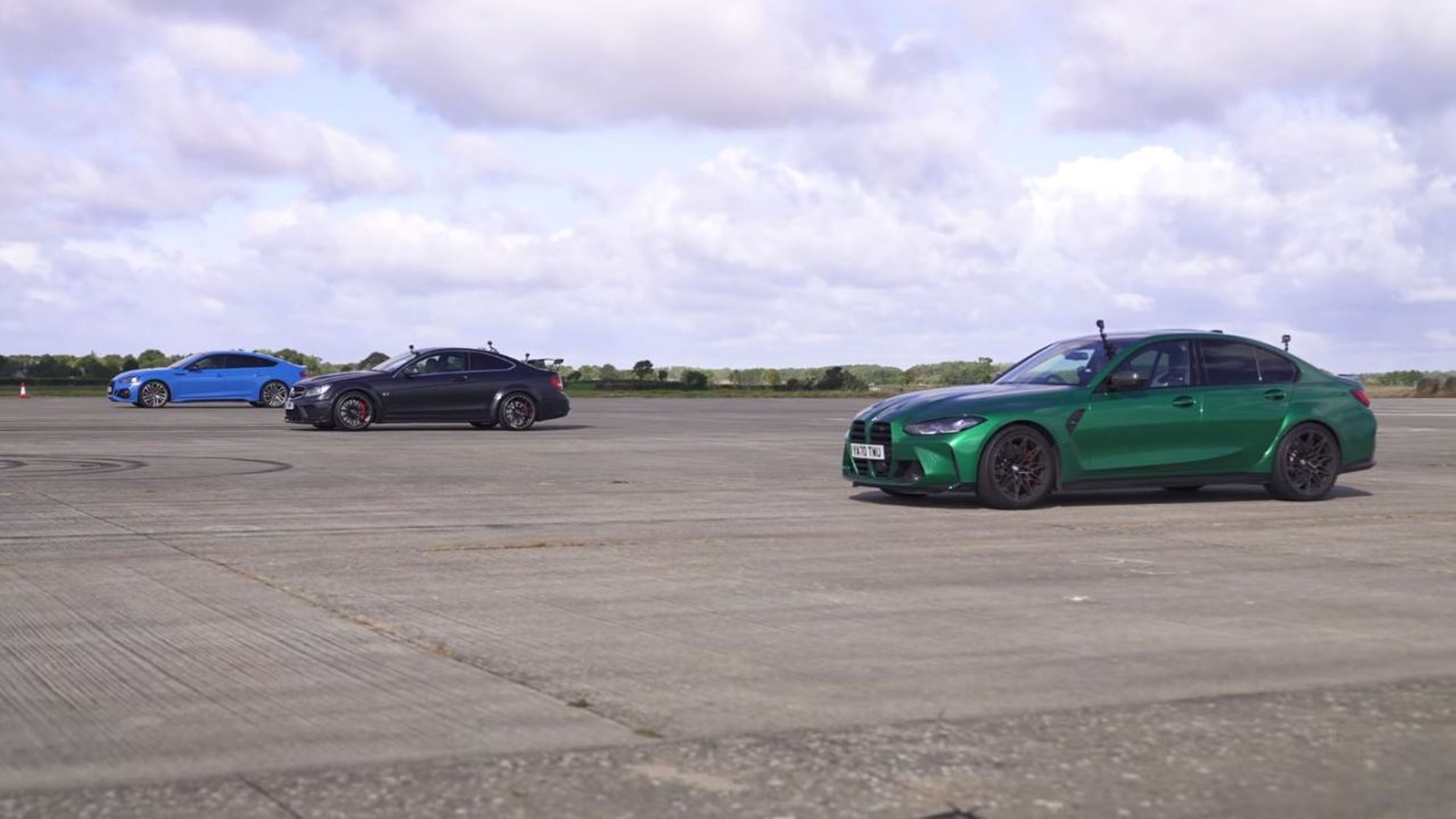 Audi RS 5 Sportback vs Mercedes-AMG C 63 Black Series vs BMW M3 Competition