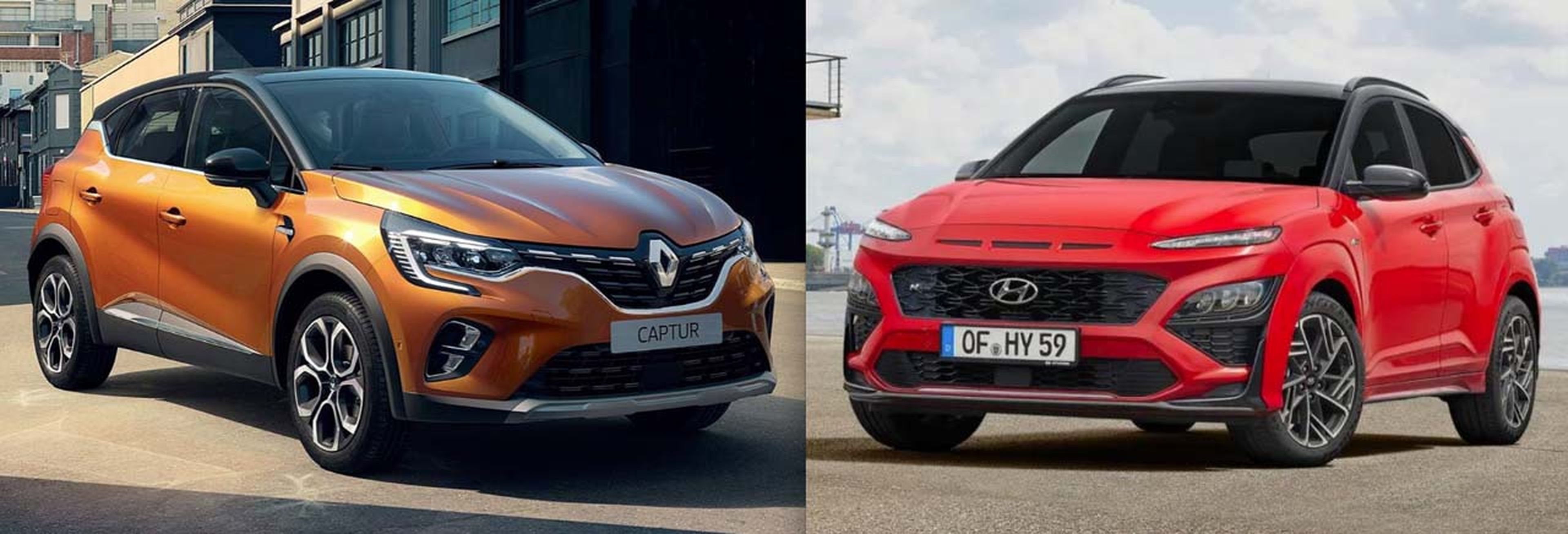Hyundai Kona o Renault Captur, ¿cuál tiene mejor versión híbrida?
