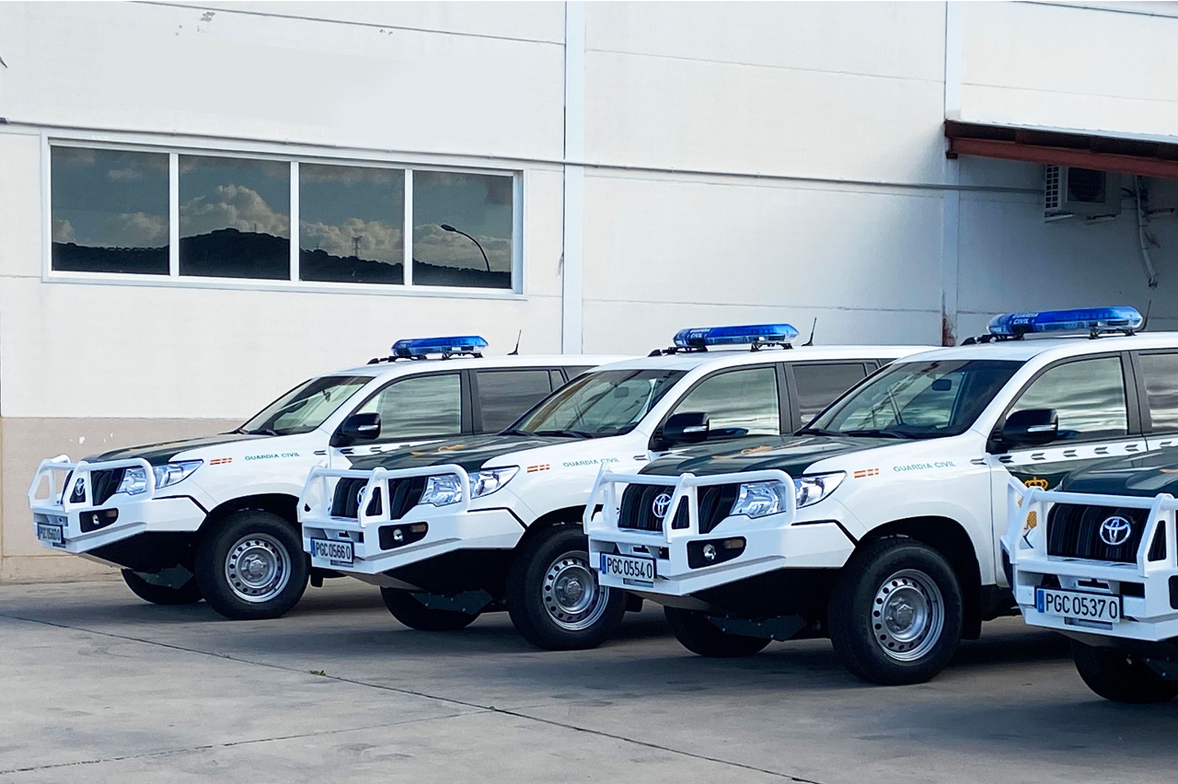 Los nuevos Toyota Land Cruiser de la Guardia Civil