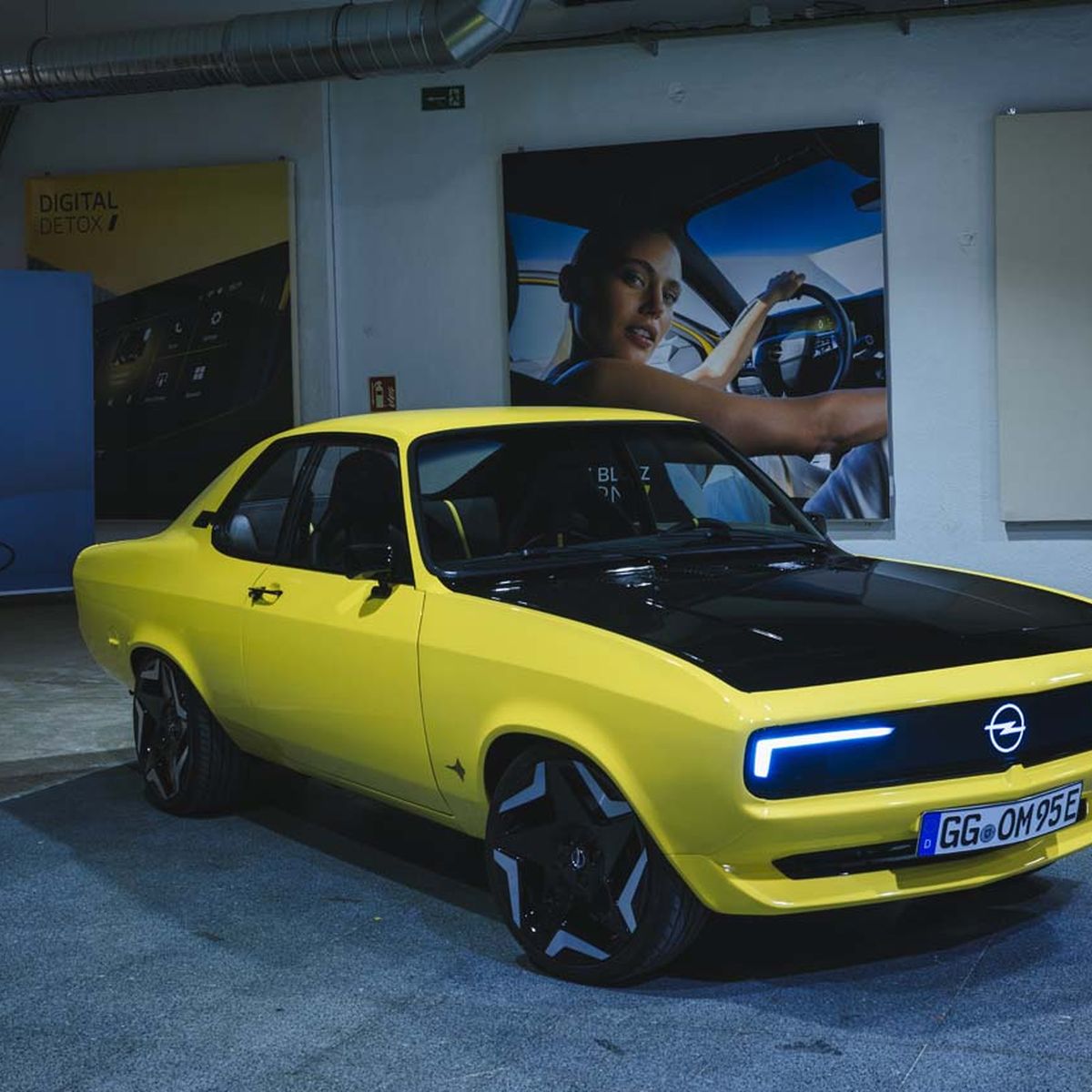 Opel Manta GSe ElektroMOD: el clásico vuelve en forma de eléctrico